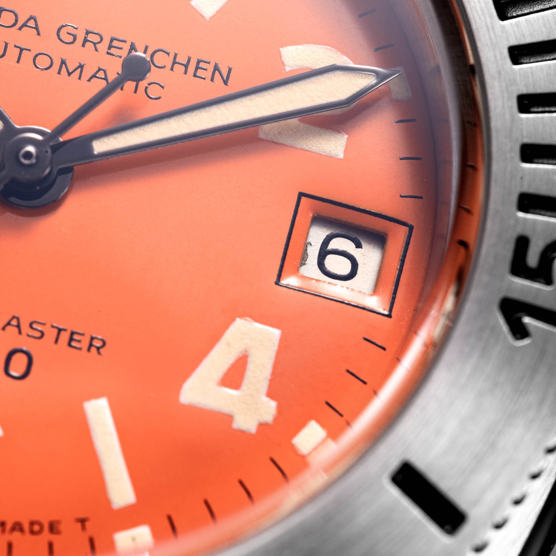 Nivada Grenchen Depthmaster Orange In Vintage And New Form