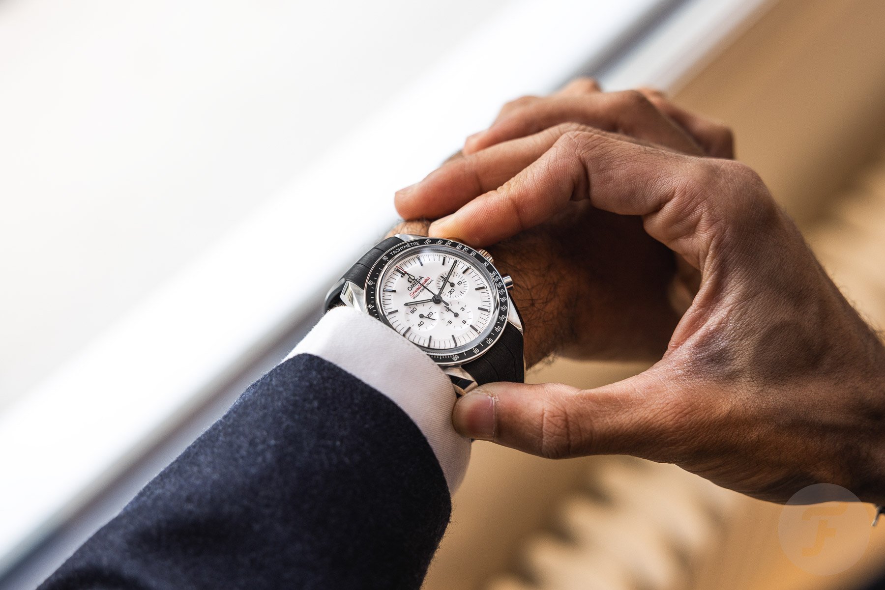 Hands-On: The White-Dial Omega Speedmaster “Daniel Craig”