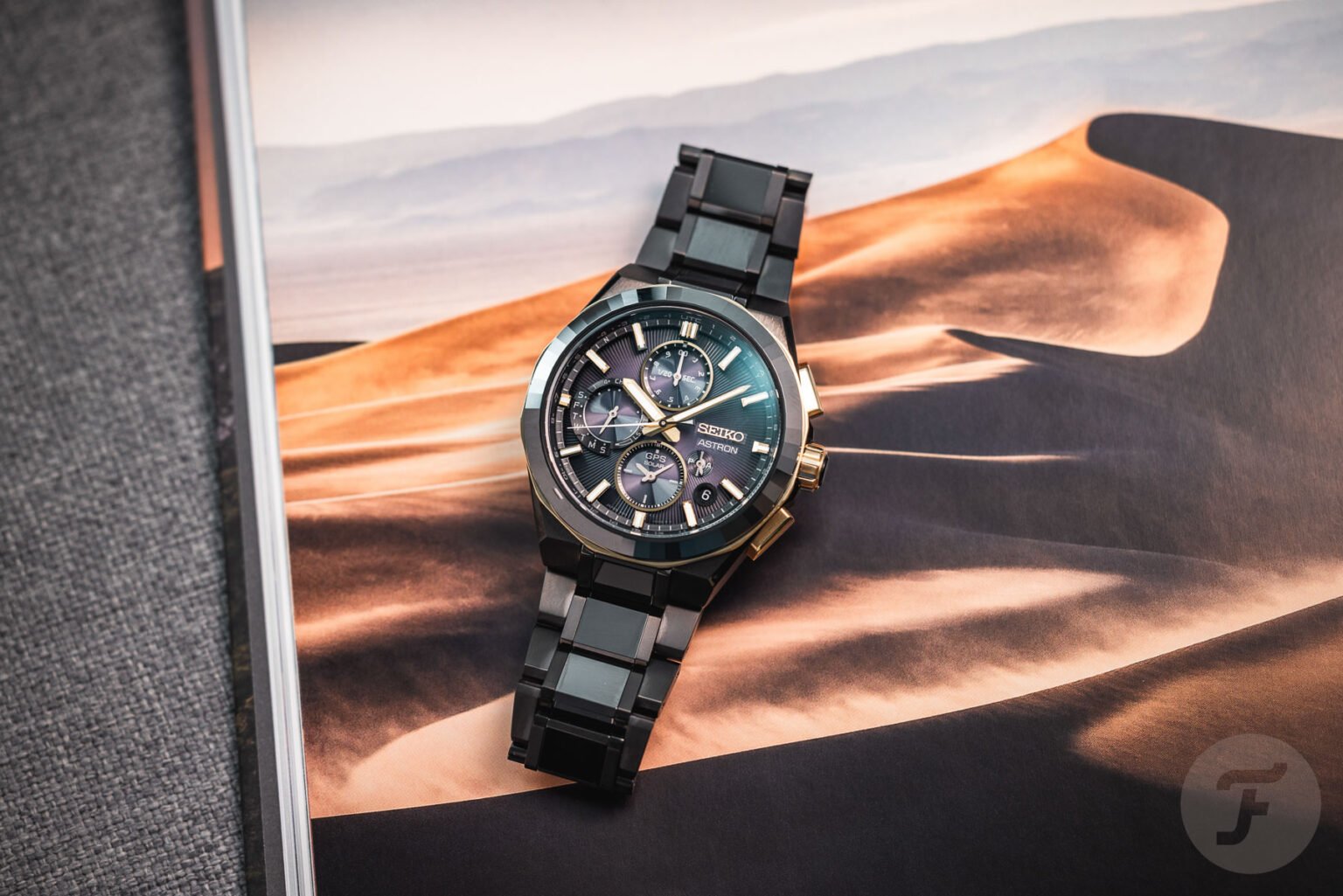 【F】 New: Seiko Astron GPS Solar Dual-Time Chronograph