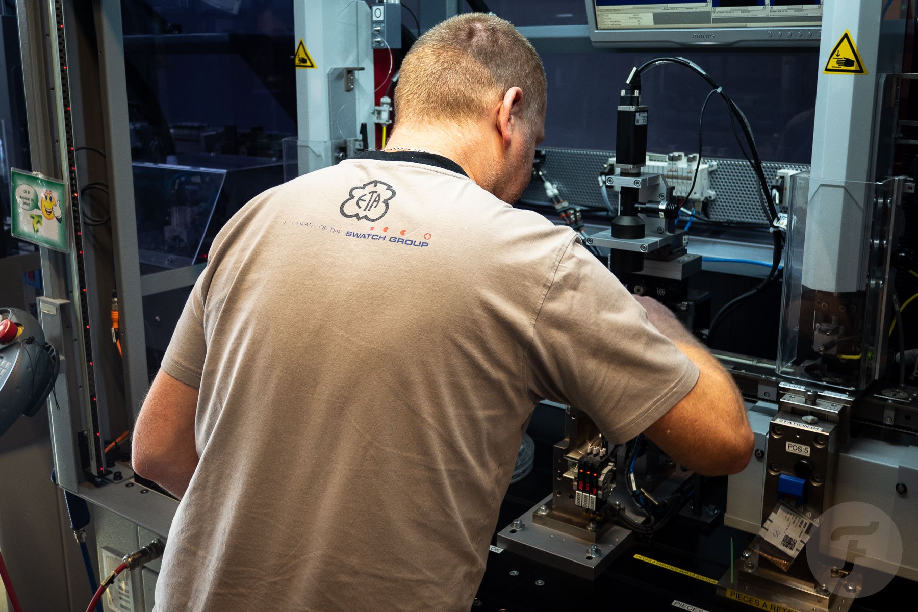 ETA technician working