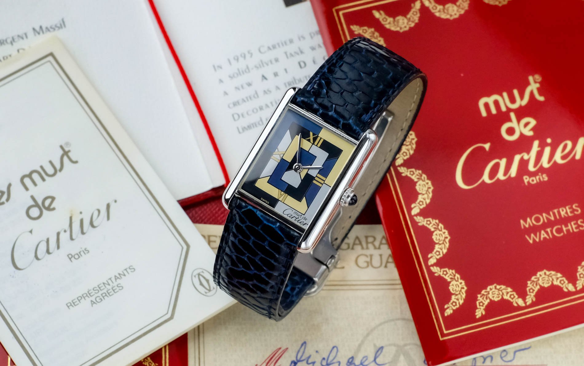 #TBT Visual Glory With The Must De Cartier Tank Art Deco Ref. 1616