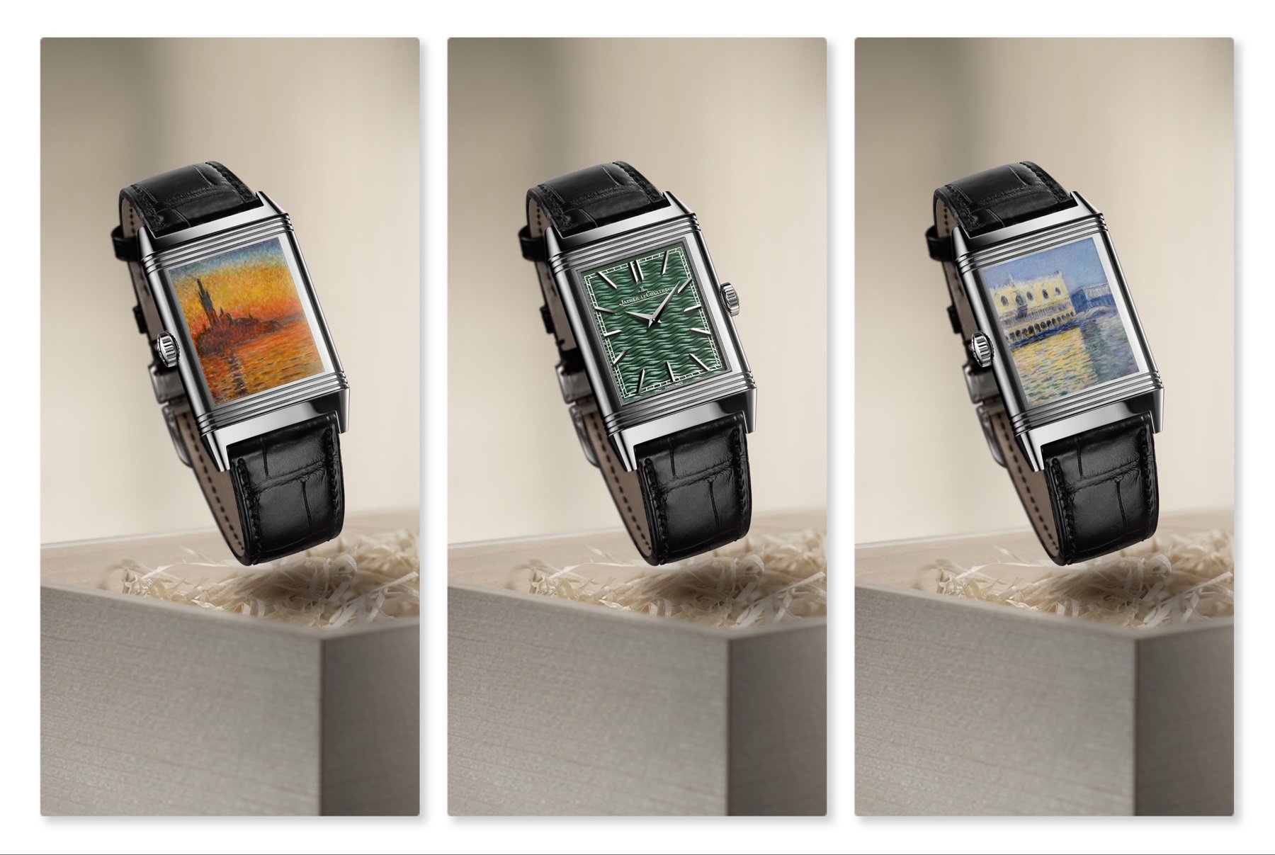 New Jaeger LeCoultre Reverso Tribute Enamel Venice Series