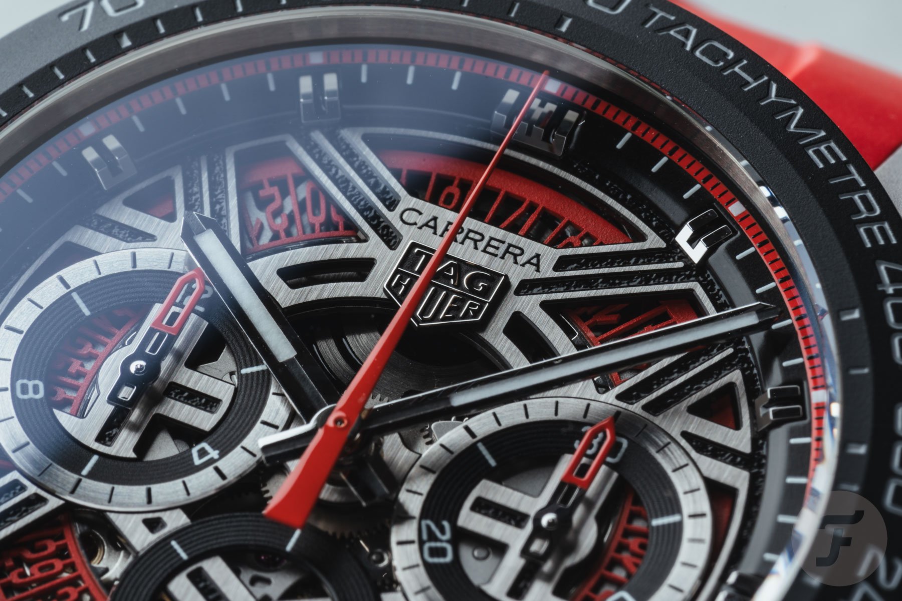 Carrera Chronograph Extreme Sport dial closeup