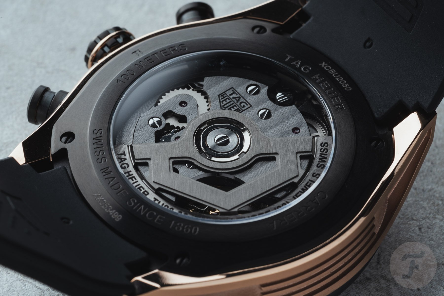 Carrera Chronograph Extreme Sport case back