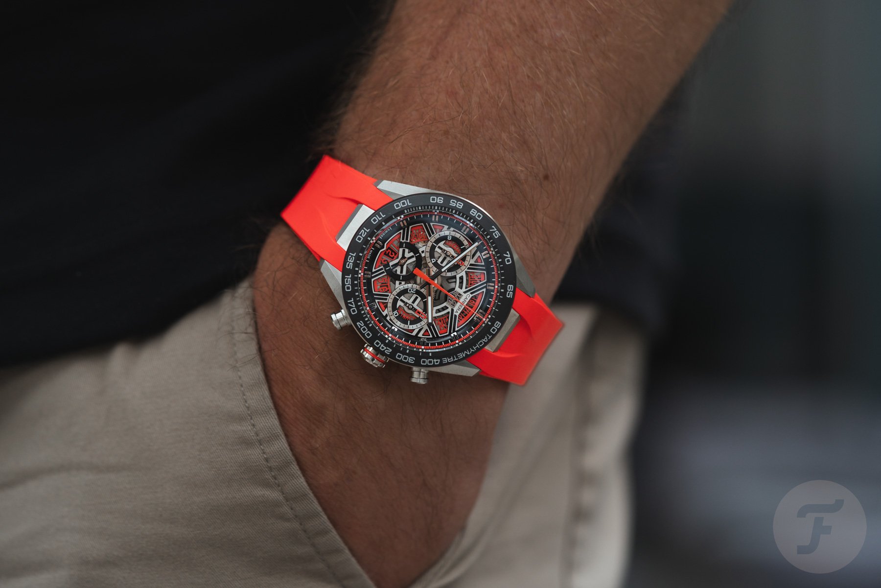 Carrera Chronograph Extreme Sports Wrist Shot
