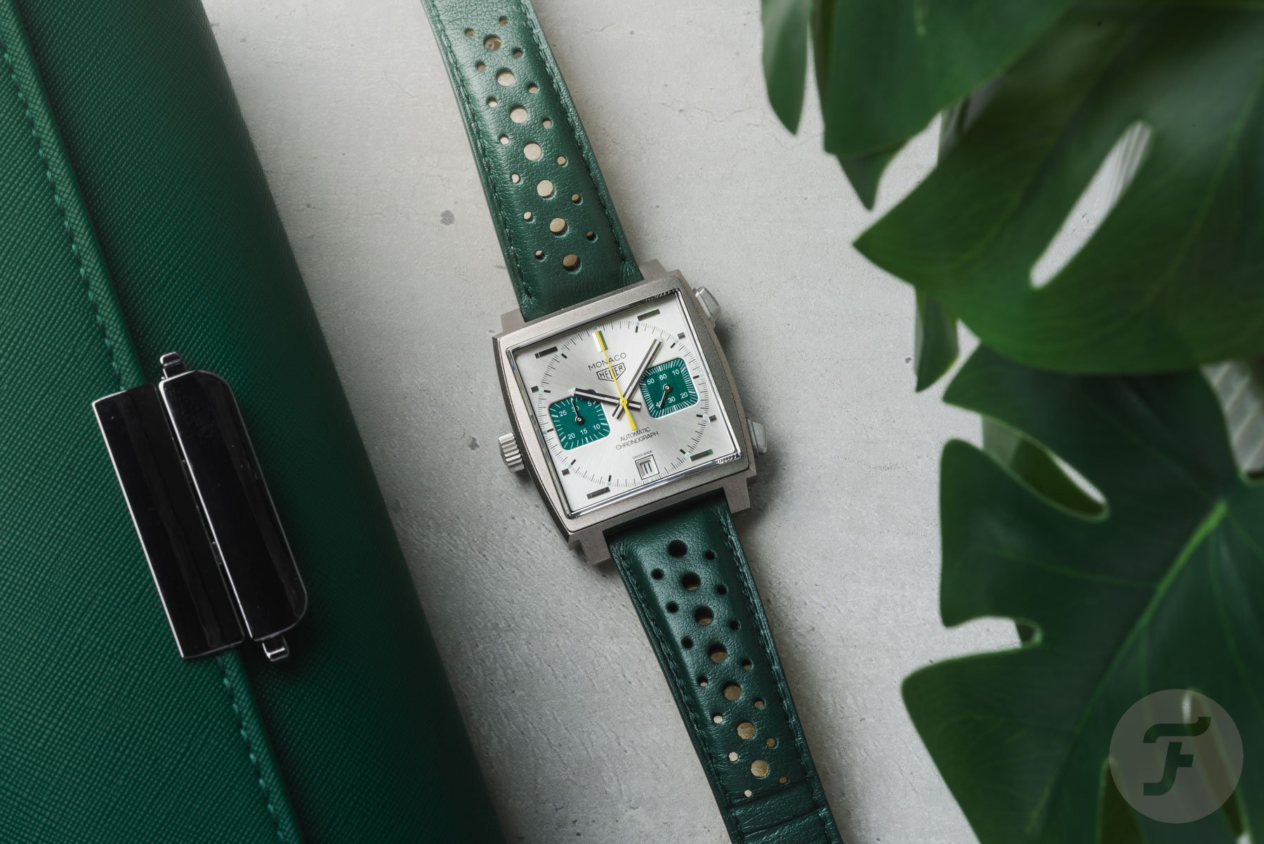 Tag heuer monaco green on sale