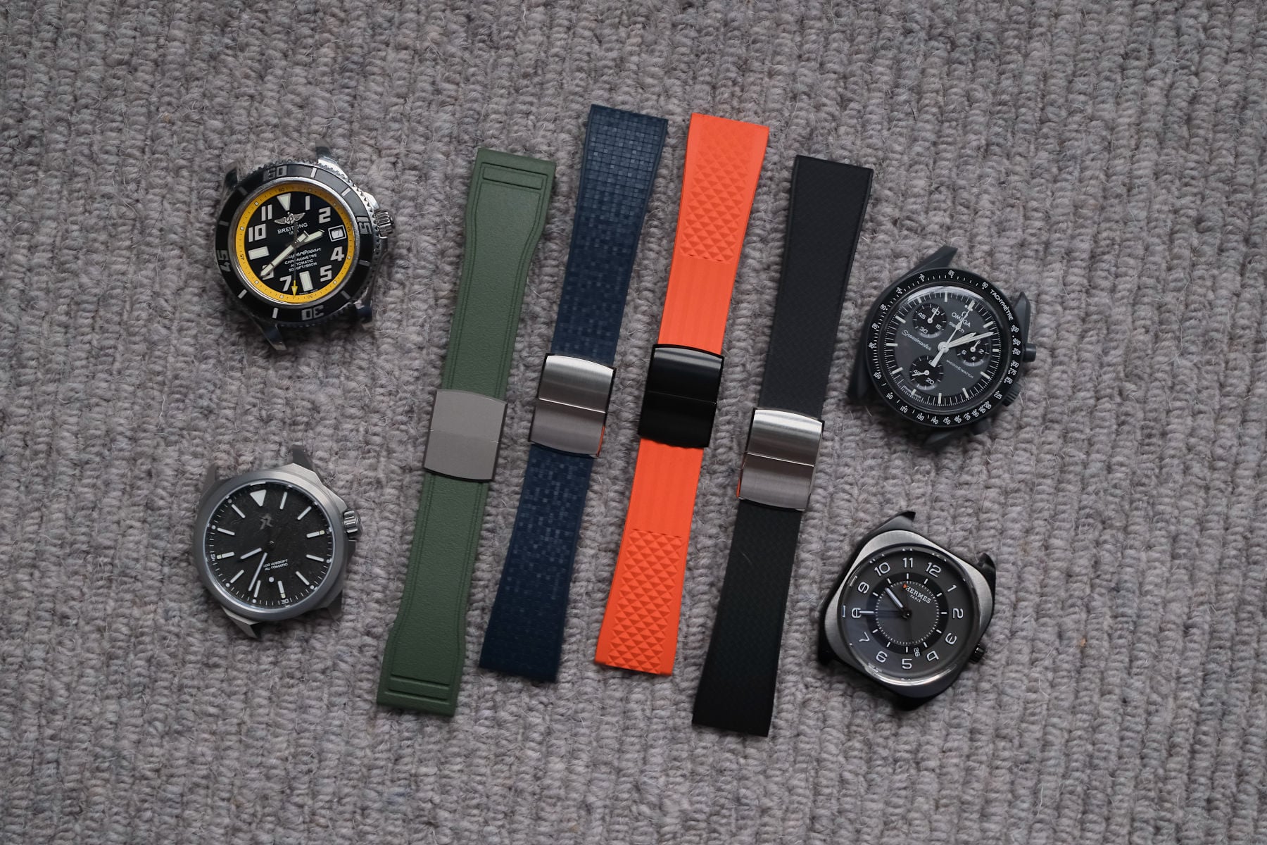 Delugs Expands Its Line Of CTS Rubber Straps With Four New Patterns - Pilot, Mosaic, Waffle, And Tropic