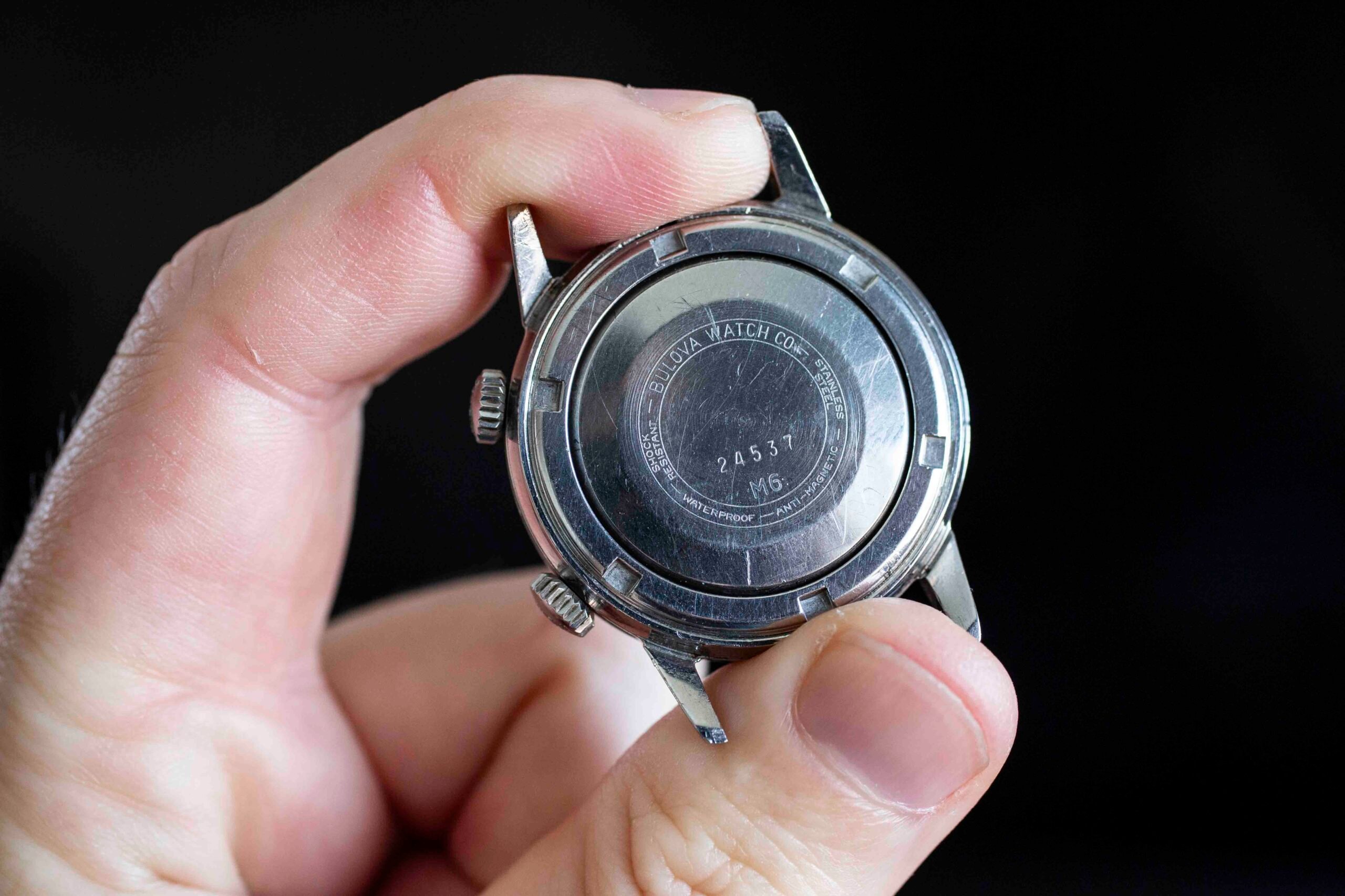Bulova wrist alarm case back