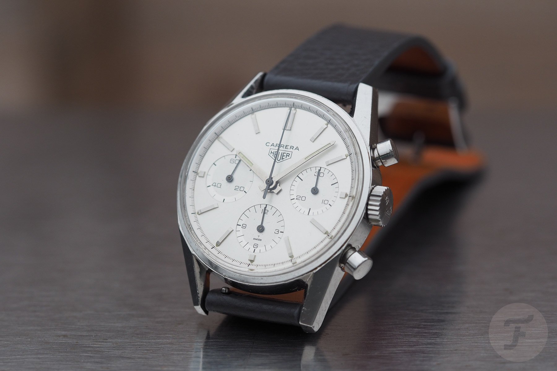 Heuer Carrera 2447 S three-quarter
