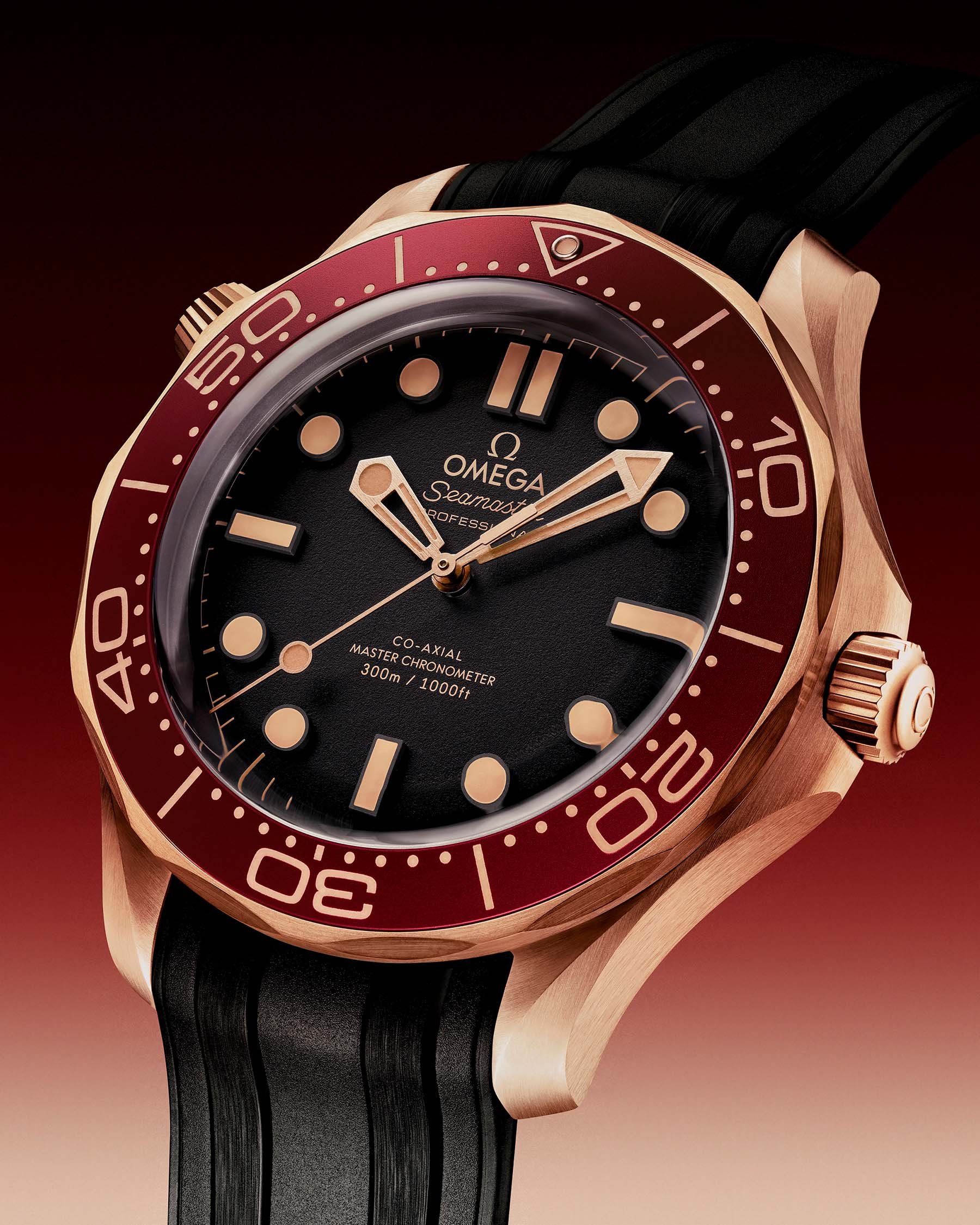 New Omega Seamaster Diver 300M In Bronze Gold And Burgundy New Omega Seamaster Diver 300M In Bronze Gold And Burgundy