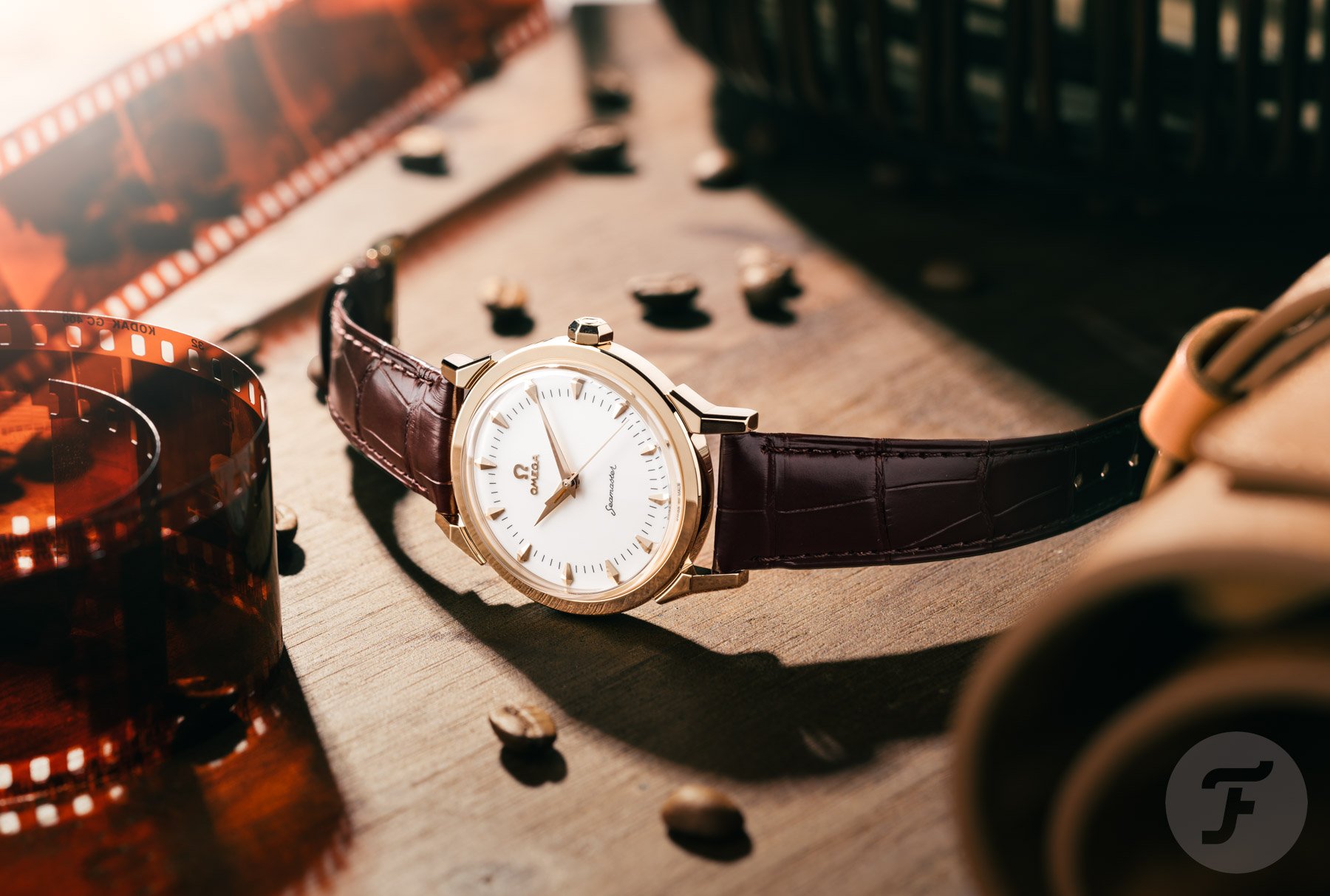 Omega Seamaster 37mm Milan Cortina 2026 Camera Film and Coffee Beans