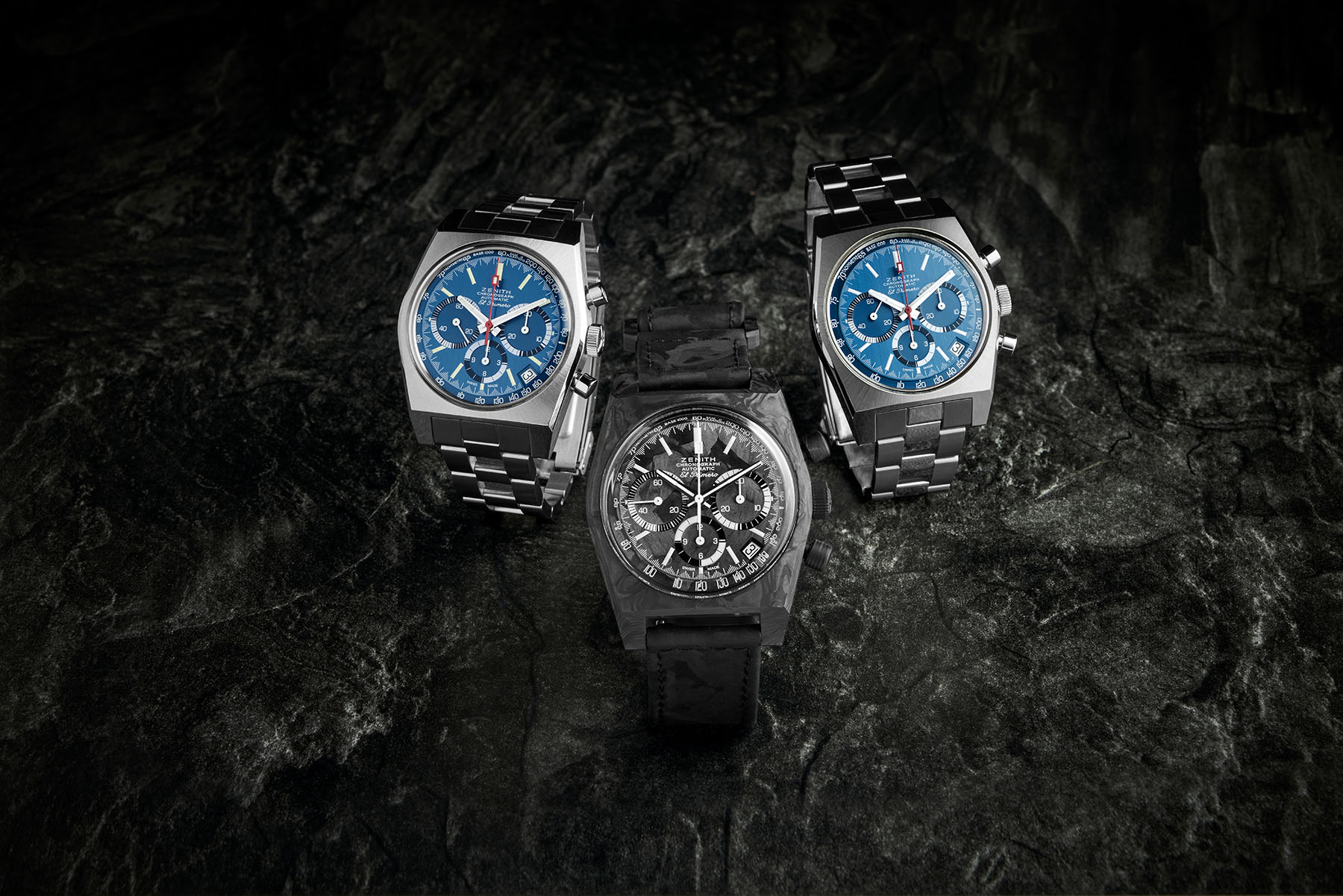 Zenith x Revolutionary Chronomaster "Cover Girl" trio
