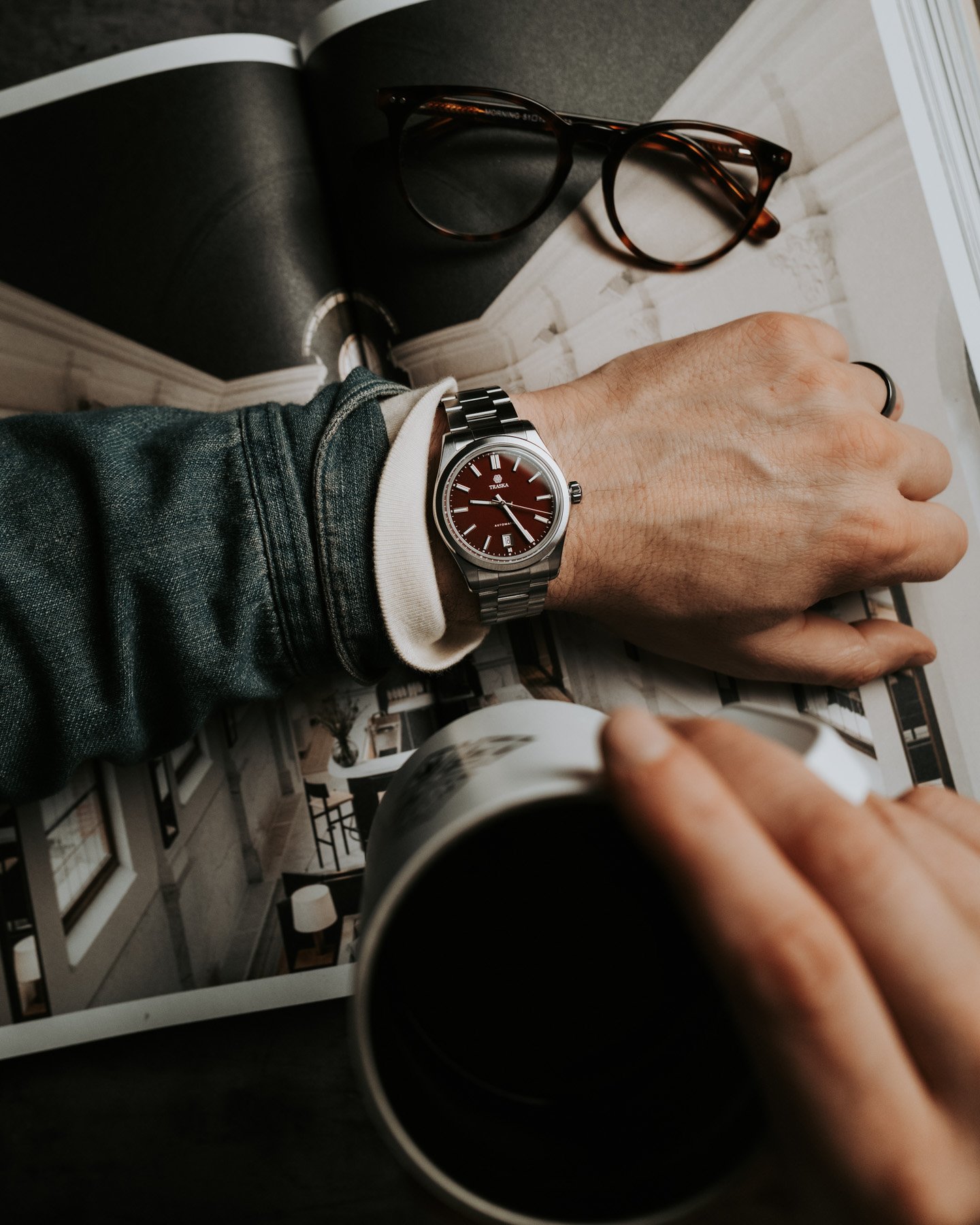 Traska Commuter on wrist