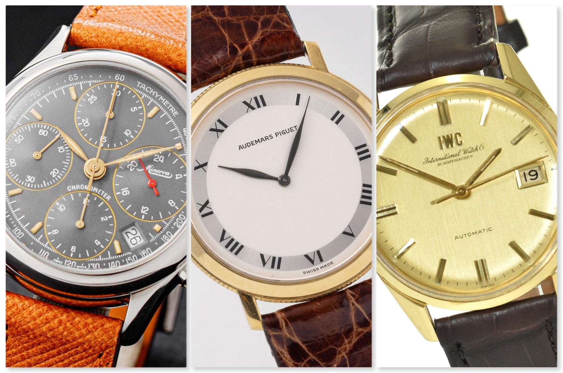 Fratello Favorites: The Best Vintage Watches Under €5K - Lex’s Gold Picks From Audemars Piguet, IWC, And Minerva