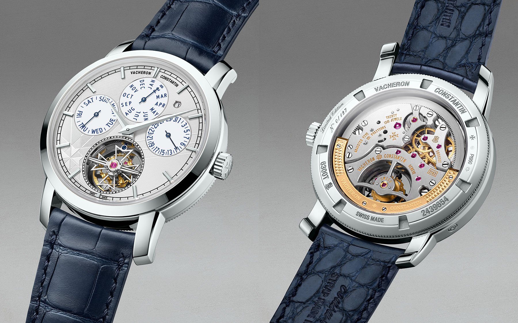 Vacheron Constantin Traditionnelle Tourbillon Perpetual Calendar front and back