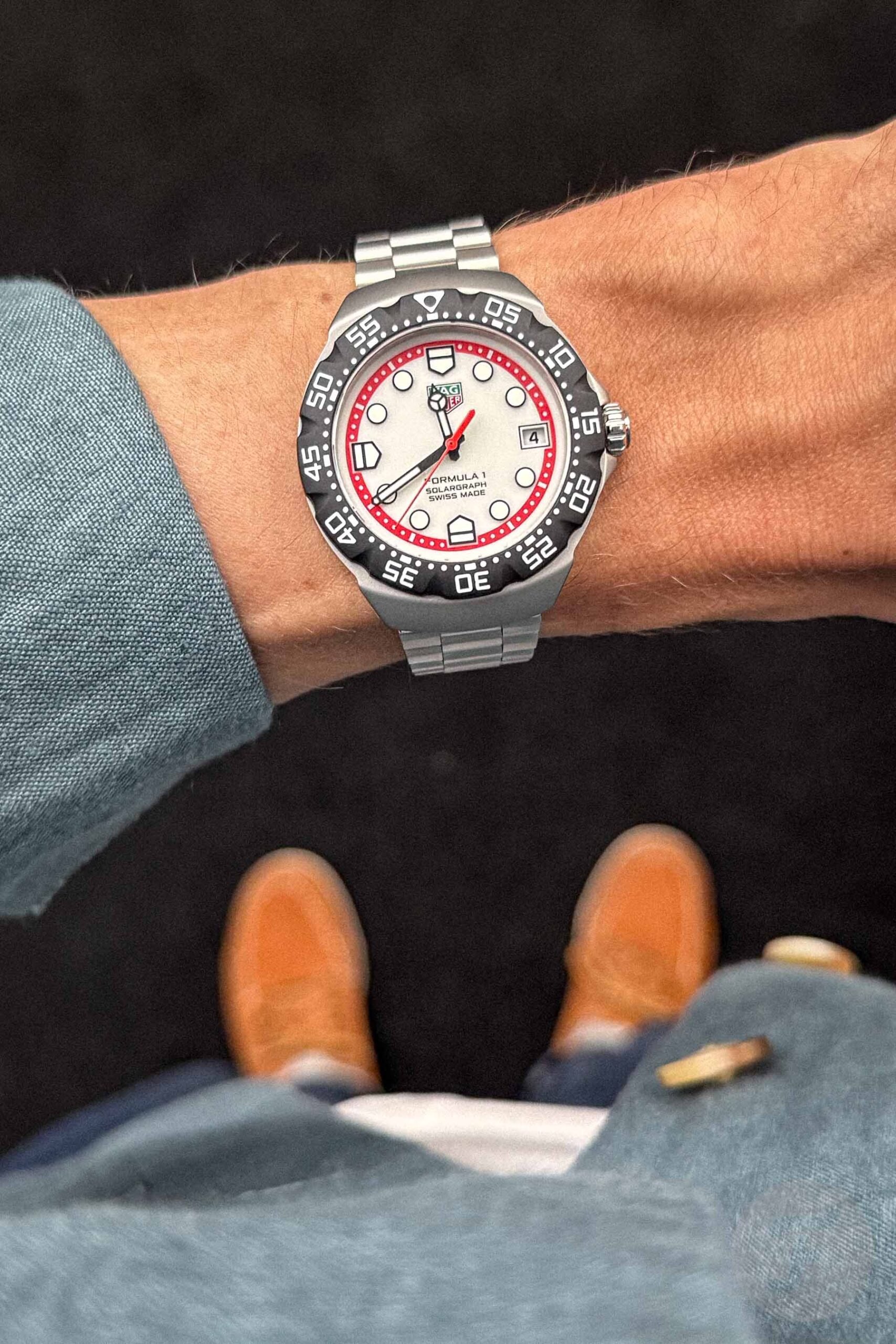 best Watches and Wonders 2025 releases — TAG Heuer Formula 1 Solargraph wrist shot
