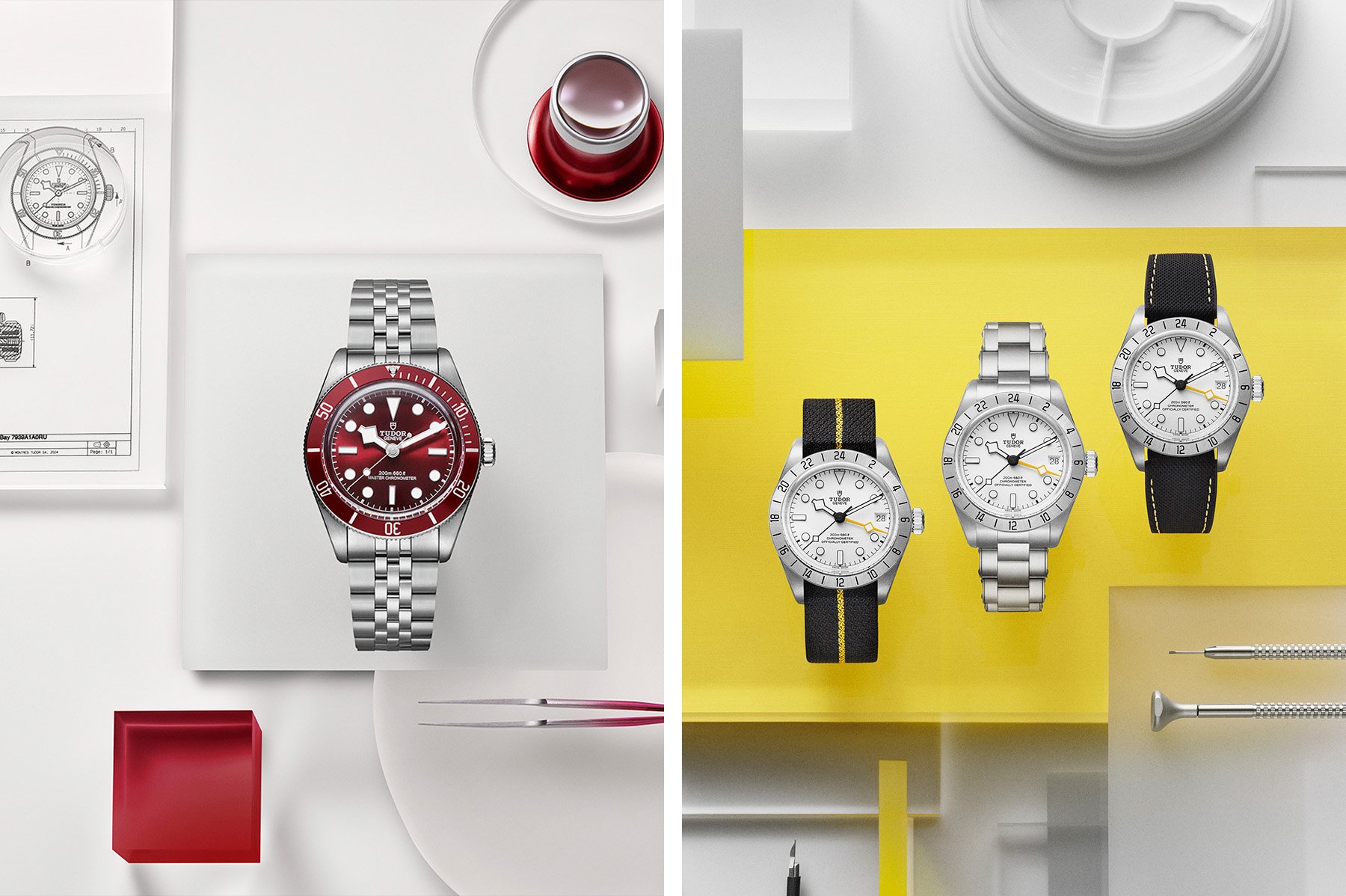 Introducing: Tudor’s Burgundy Black Bay 58 And Opaline Black Bay Pro