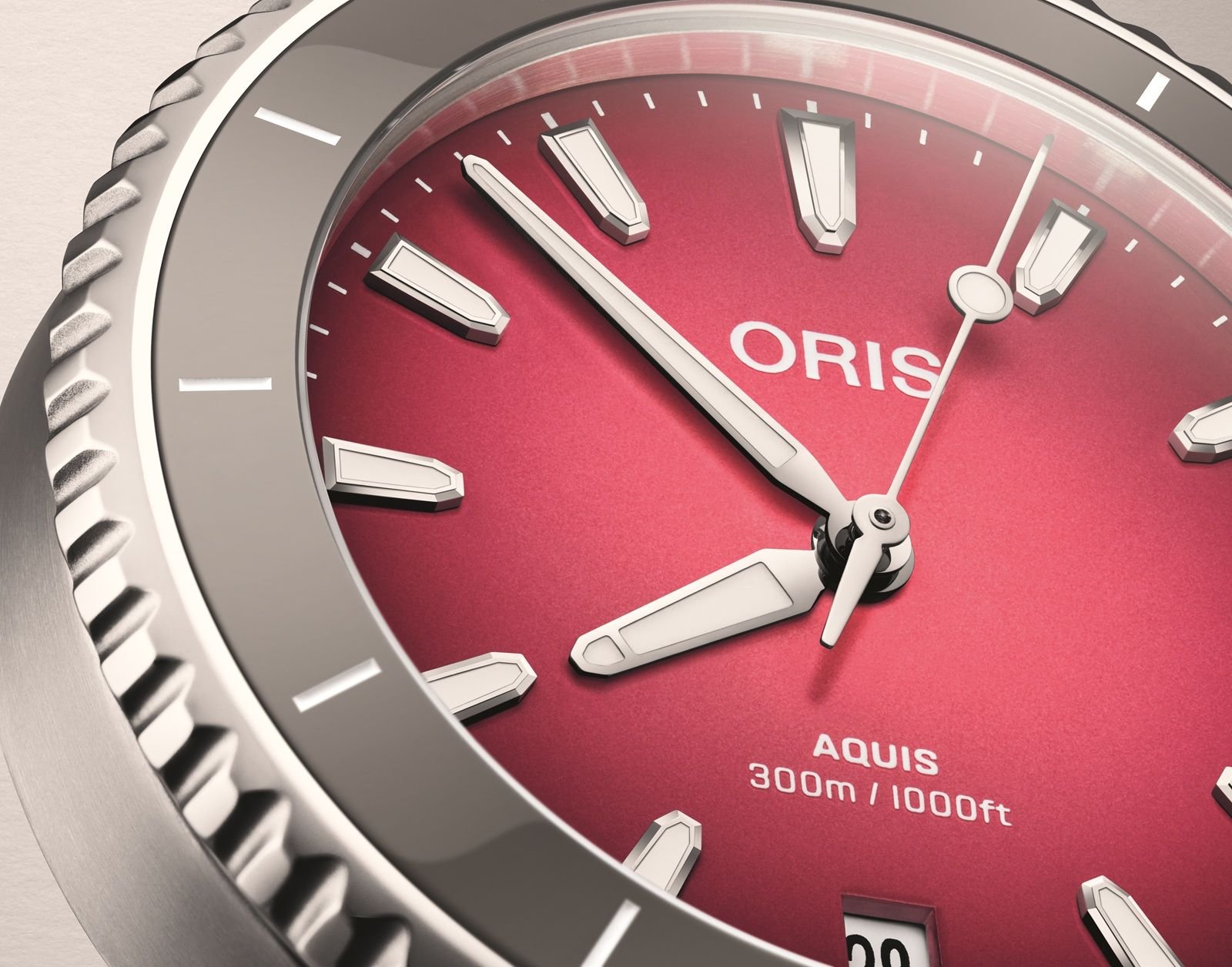Oris Aquis Date Taste Of Summer Capsule Collection pink dial