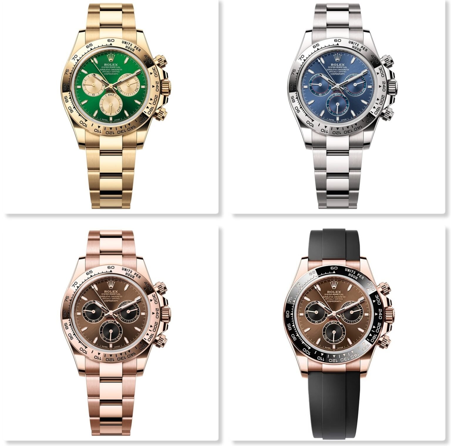 Rolex Introduces Three New Daytona Watches With Meteorite Dials