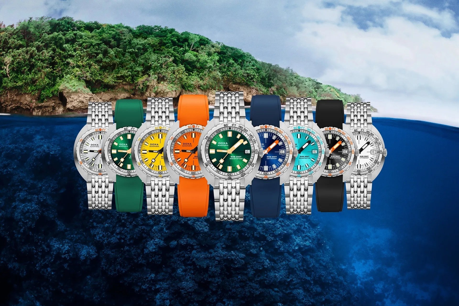 Doxa Sub 200T lineup