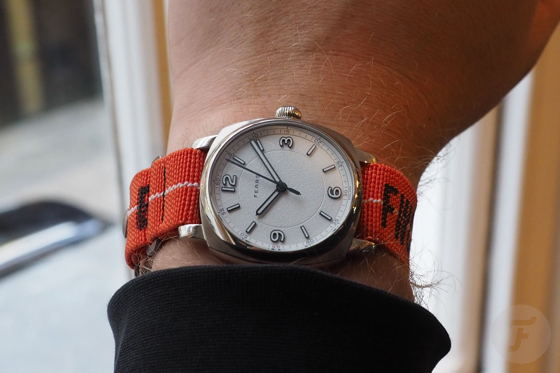 Fears Brunswick 40 Odyssey Edition on wrist