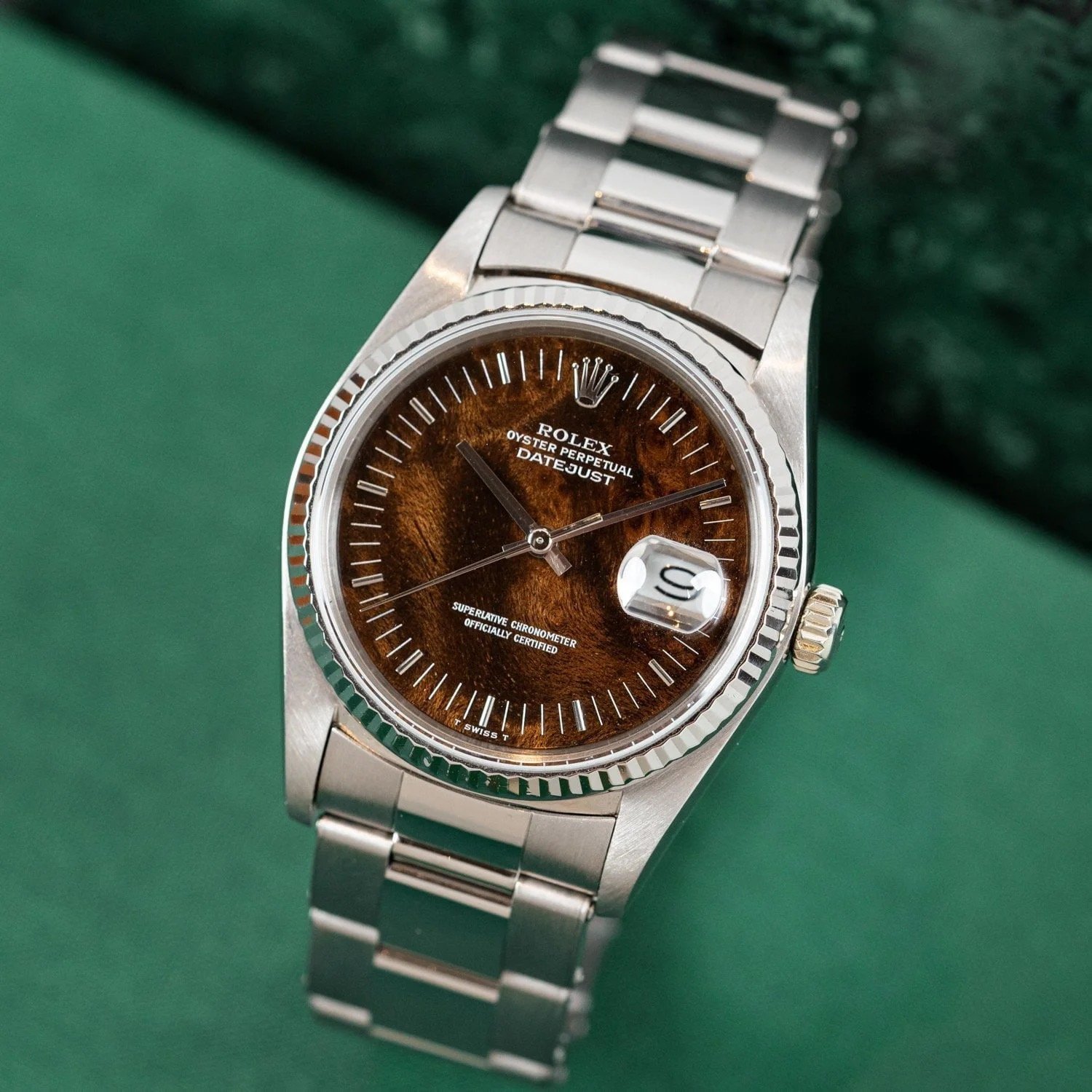 Rolex dateJust Ref. 16019 Balwood dial, stood up