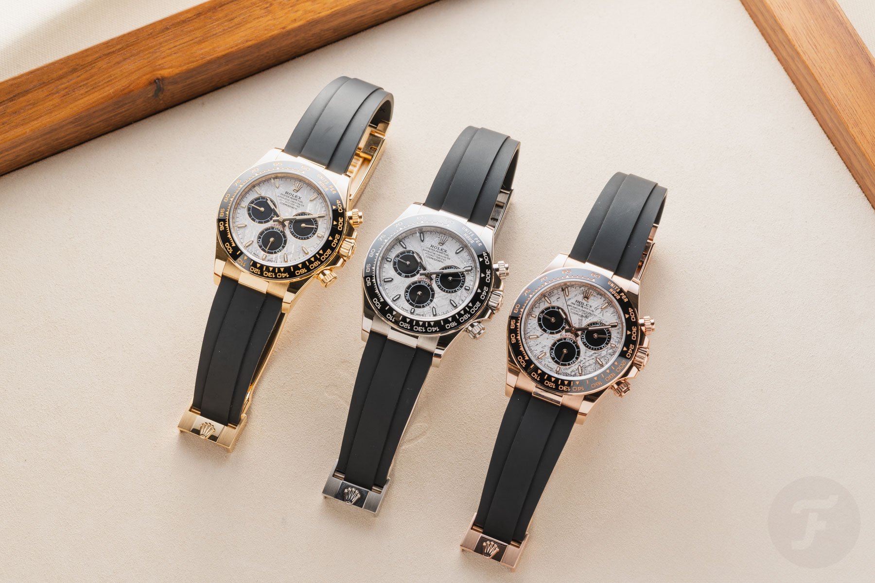 Rolex Cosmograph Daytona 126518LN-0016, 126519LN-0007, and 126515LN-0002