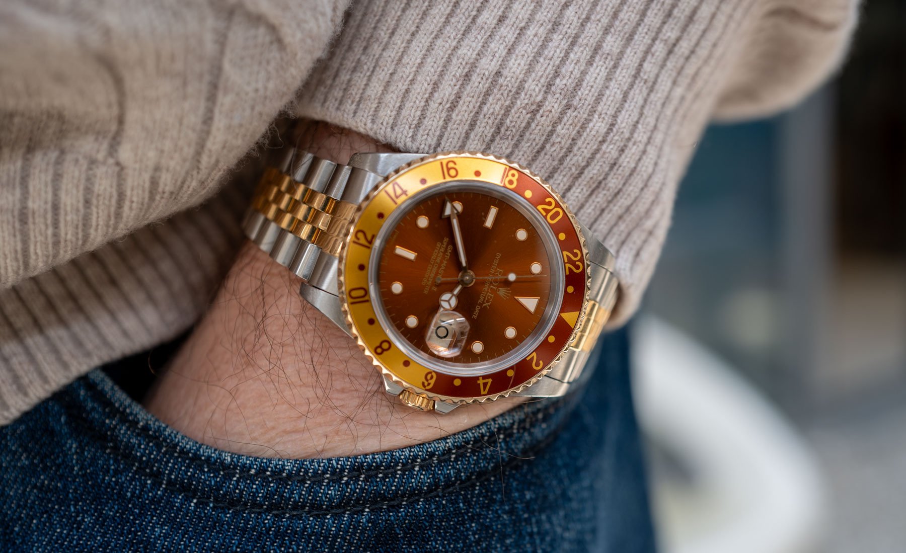 Rolex GMT-Master II ref. 16713 pocket shot
