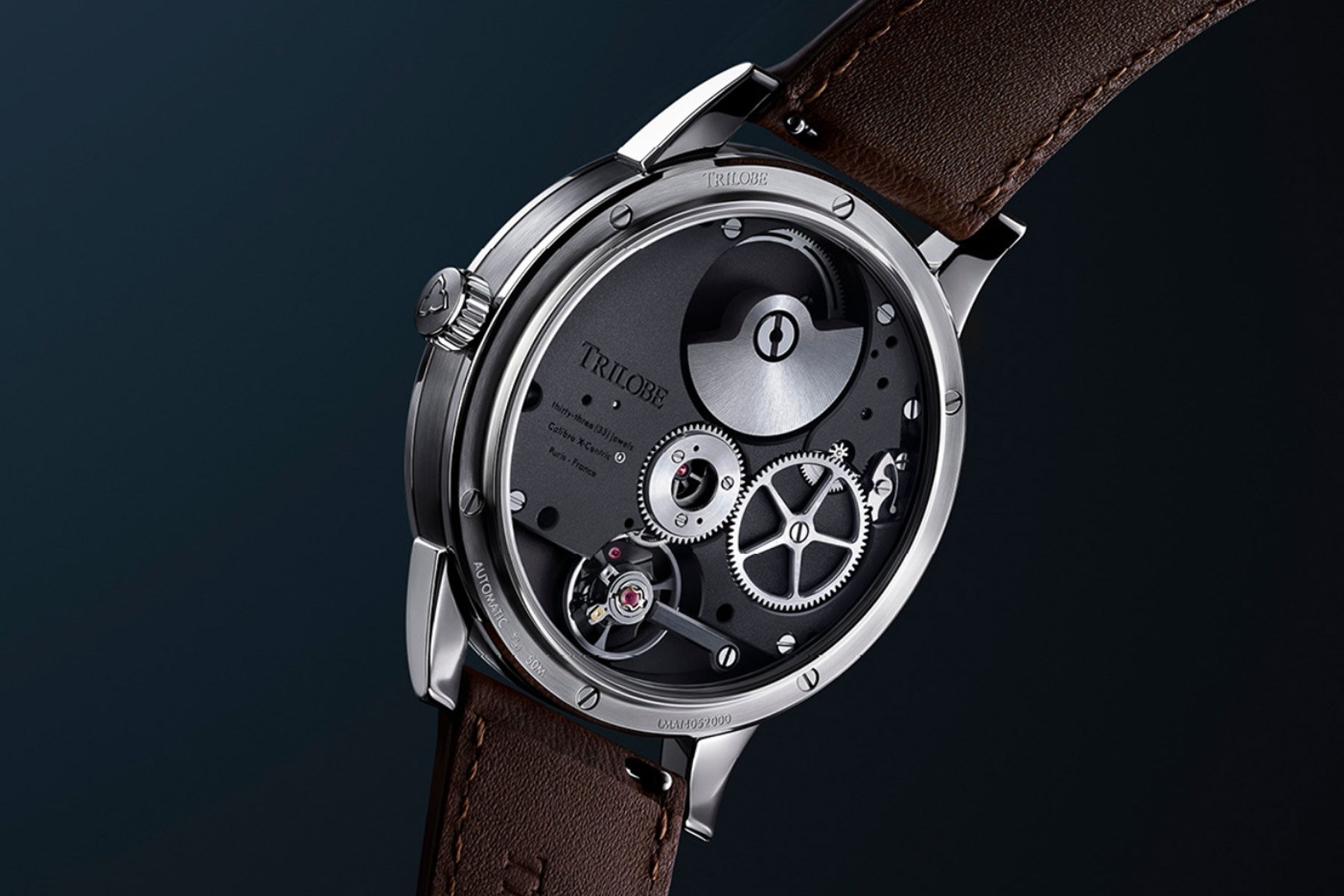 Trilobe Une Folle Journée Caseback and Movement