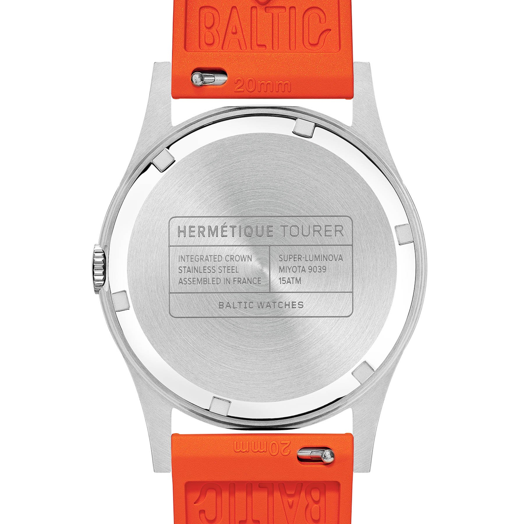 Baltic Sea Hermetique Summer Orange Case Back