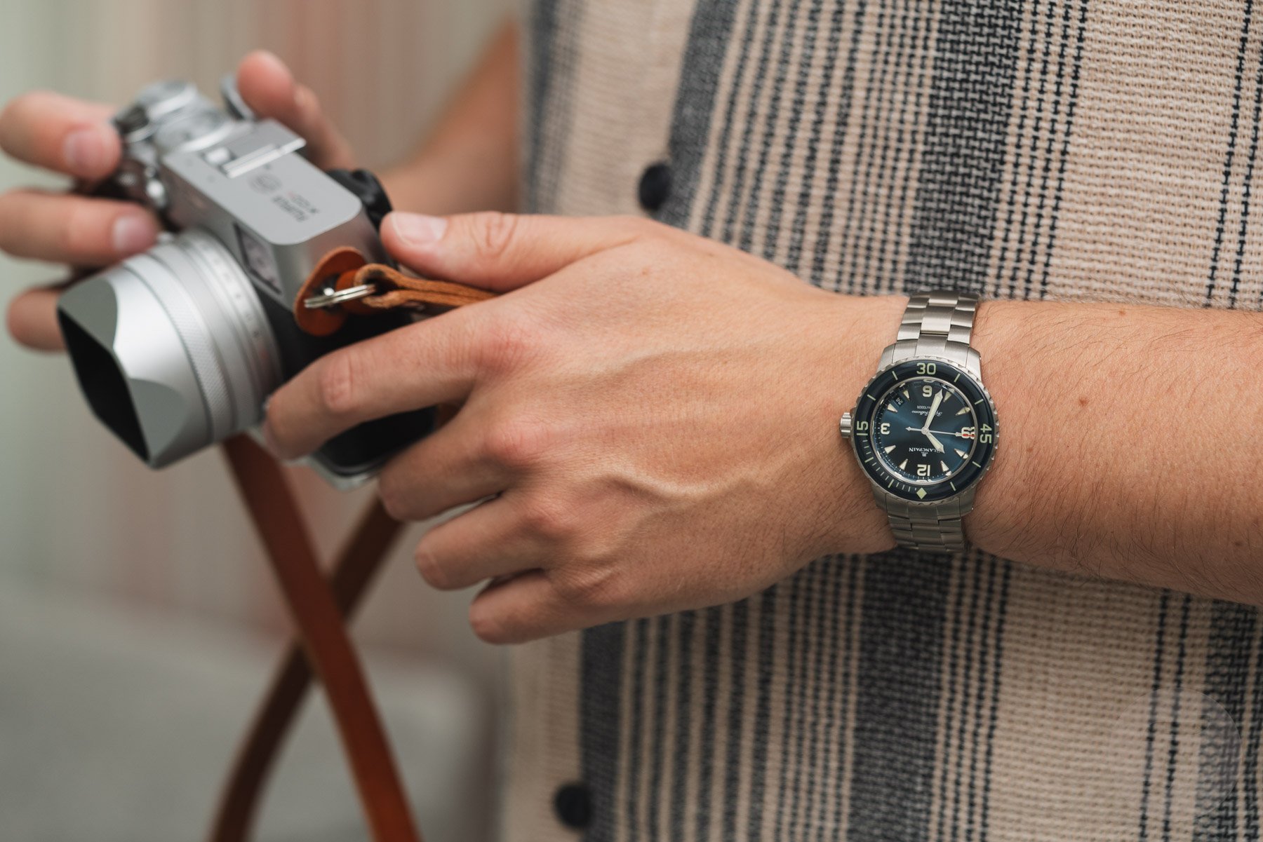 Blancpain Fifty Fathoms 38mm on the wrist