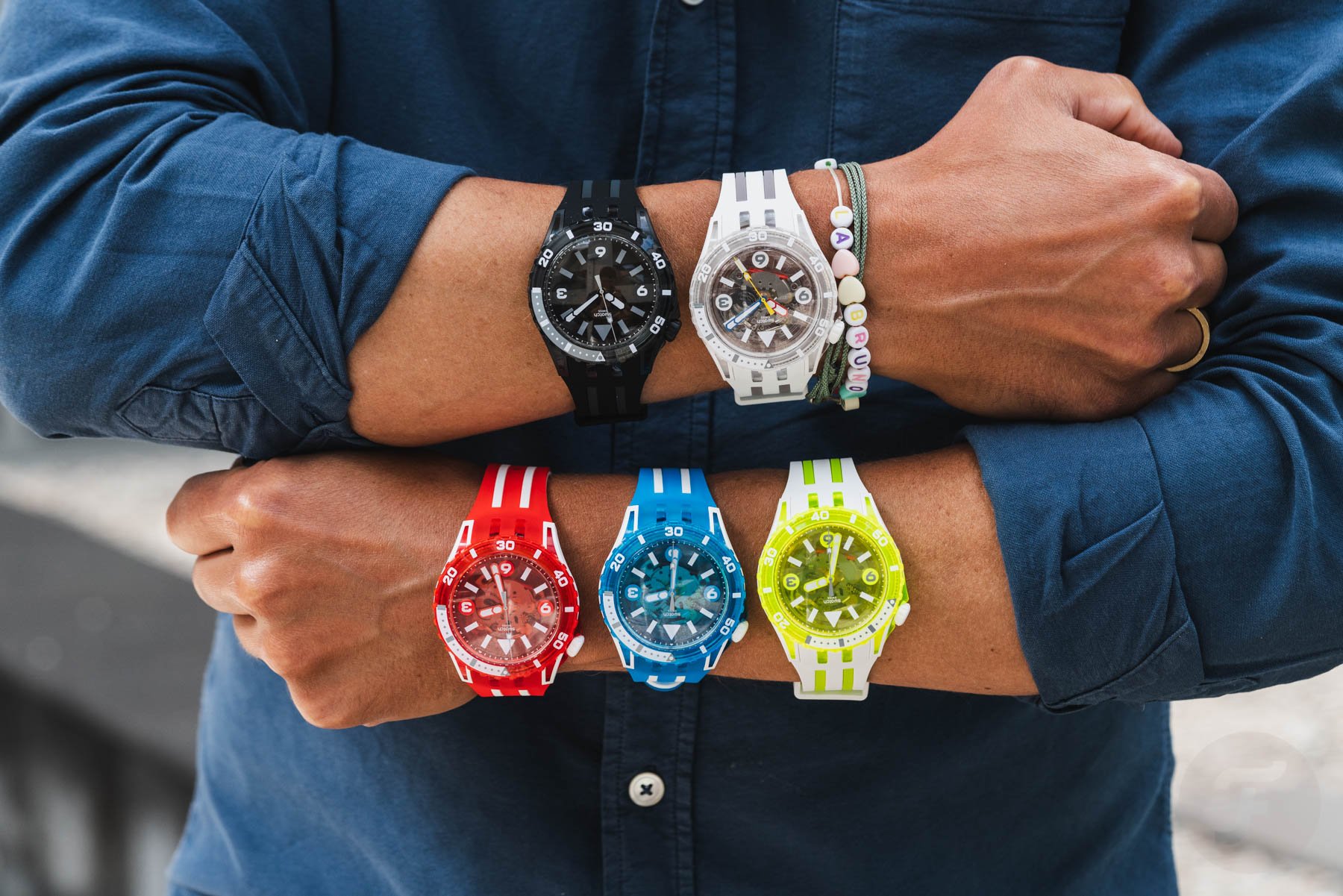 ⭐️ケンシロウ様用SWATCH SCUBAQUA AURELIA AURITA❗️ Swatch SCUBAQUA AURELIA AURITA (44mm) Transparent Dial