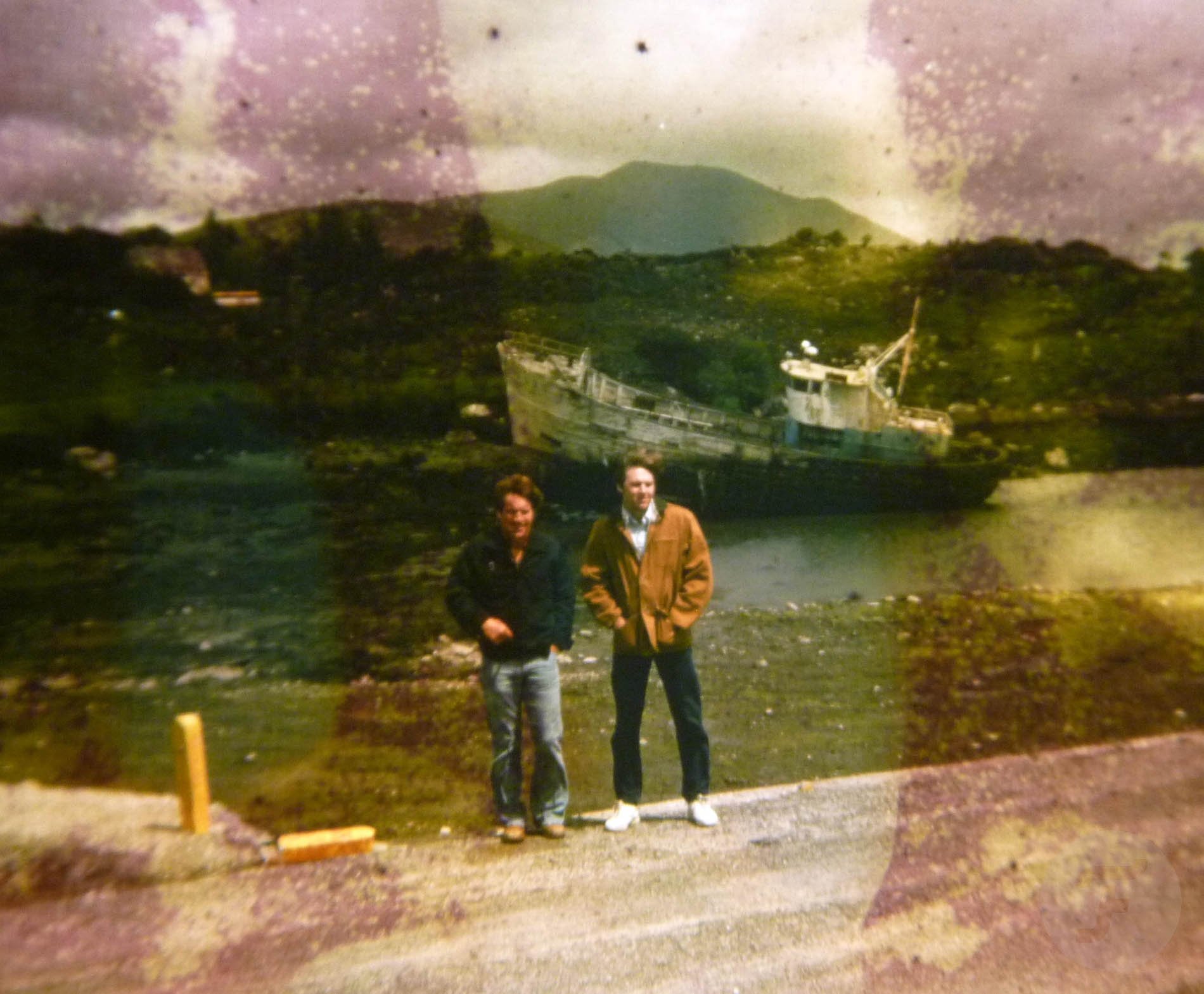 Jim Sweeney and his friend Steve