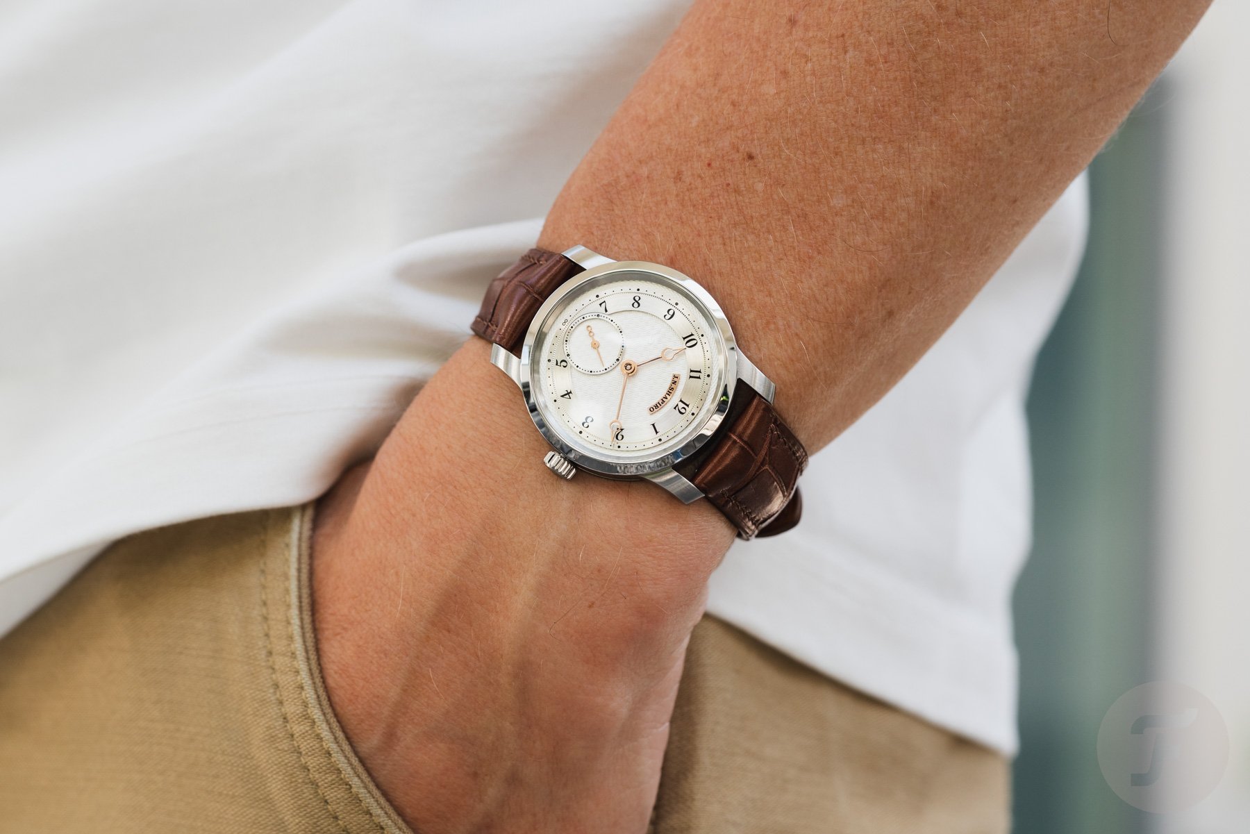 Jn Shapiro Infinity Series Pocket Shot Frost Silver Dial
