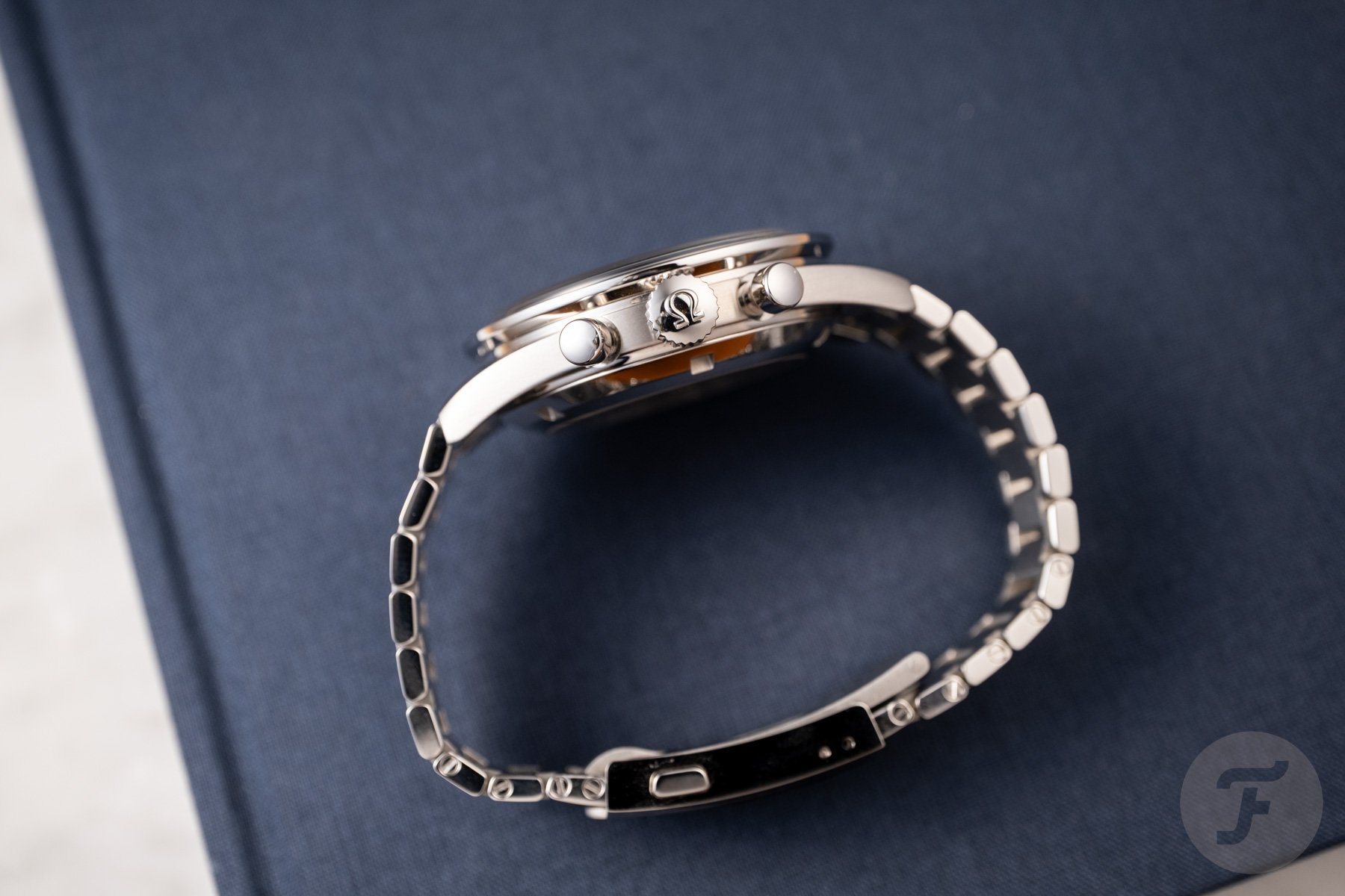 Omega Speedmaster Caliber 321 Case Profile, Crown Side