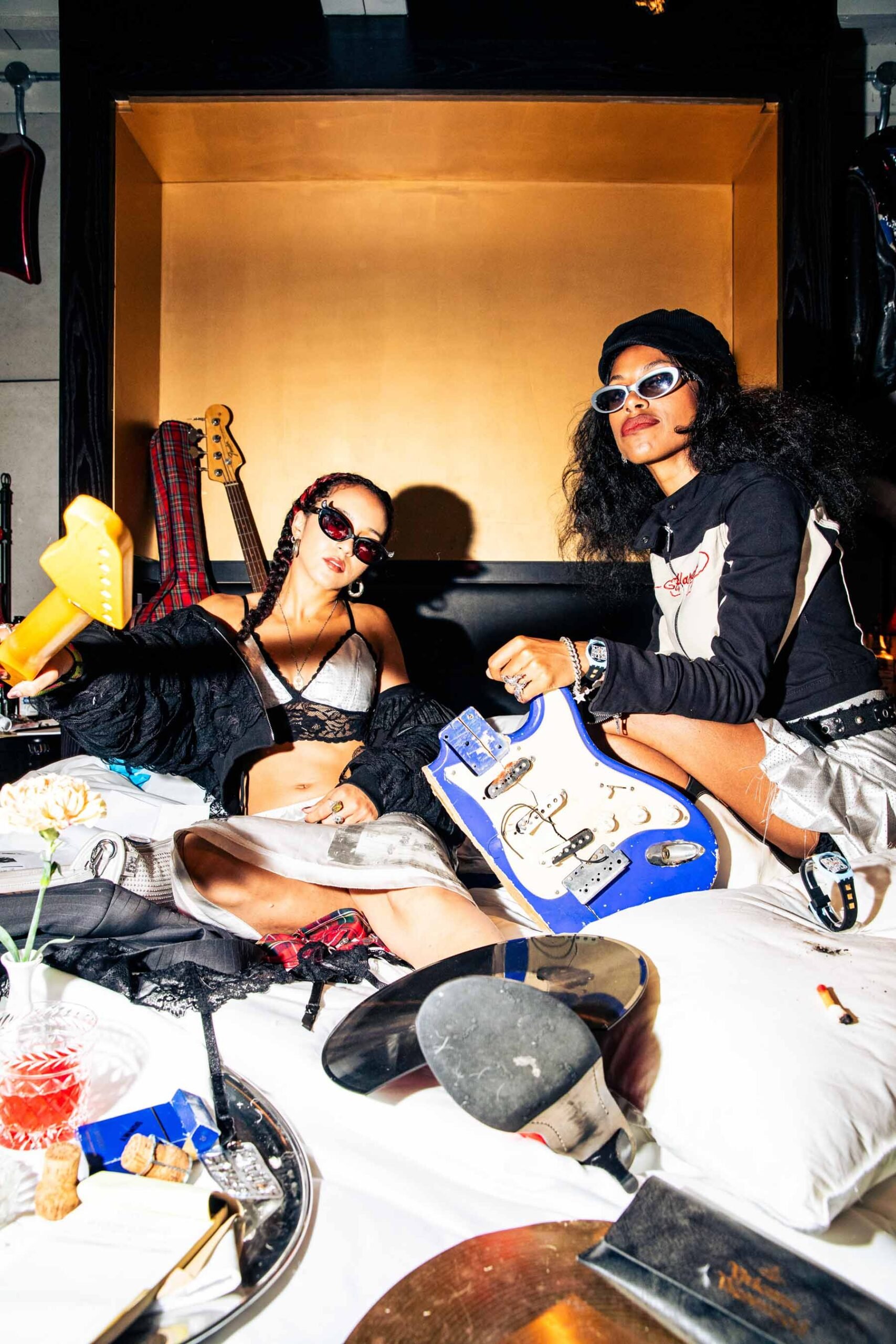 The Nova Twins posing for the Swatch No Rules campaign