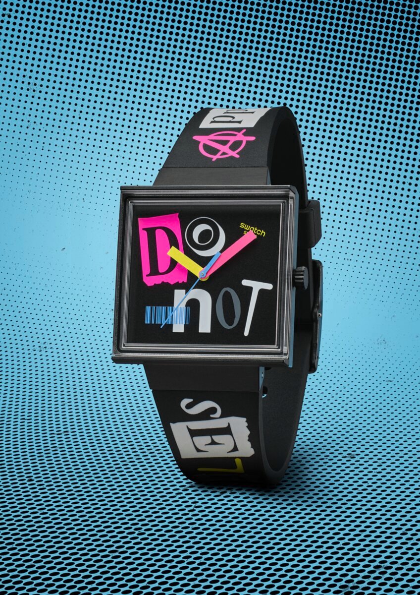 Swatch No Rules collection — Pierced Edge (ref. SO34B100)