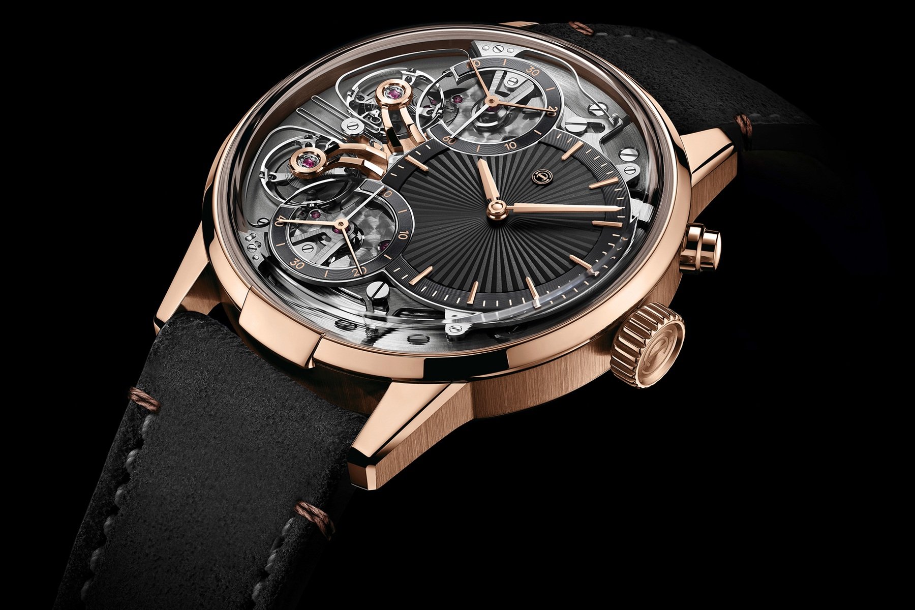 The 43mm Armin Strom Mirrored Force Resonance Rose Gold