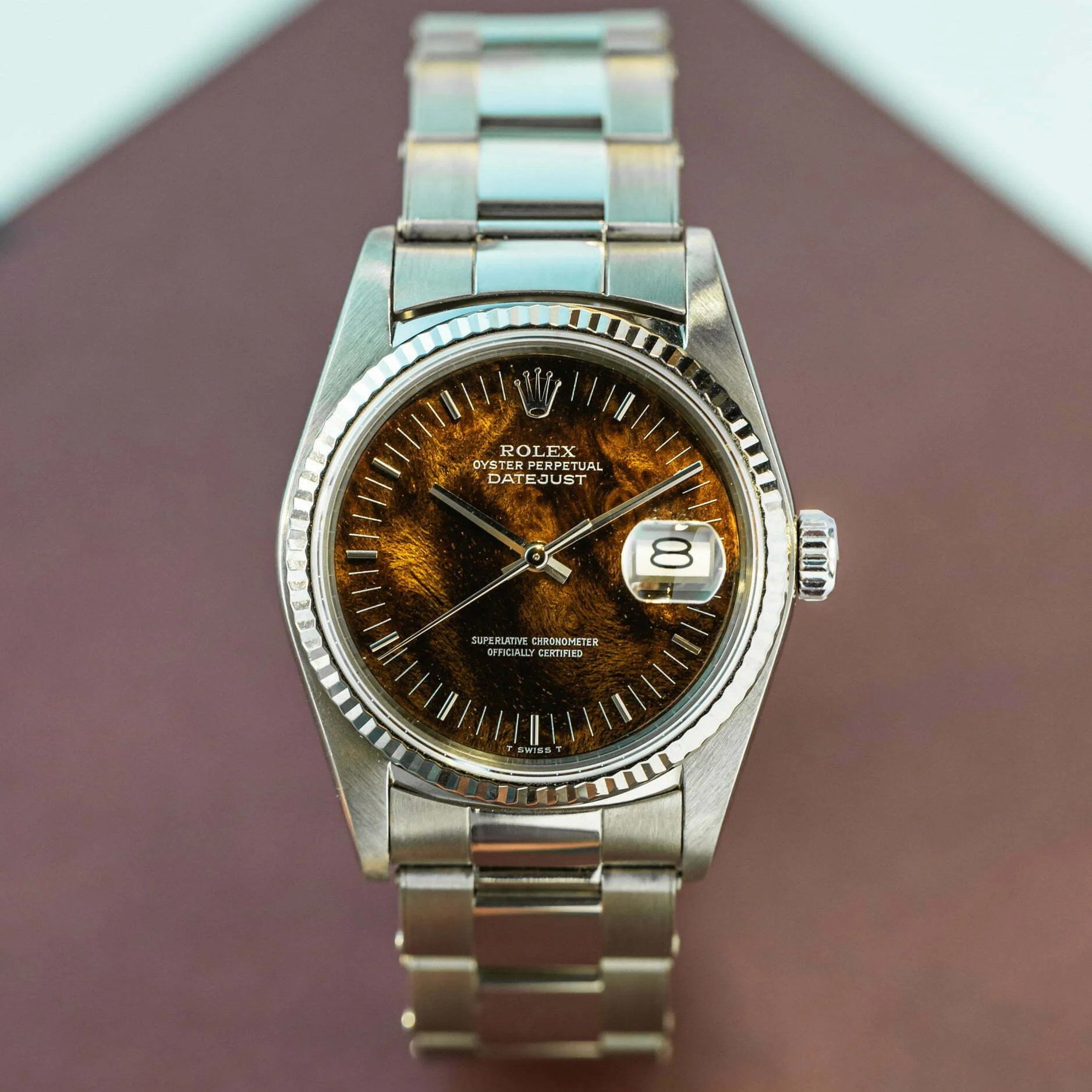 Rolex dateJust Ref. 16019 Barwood Dial, Hero Shot 3