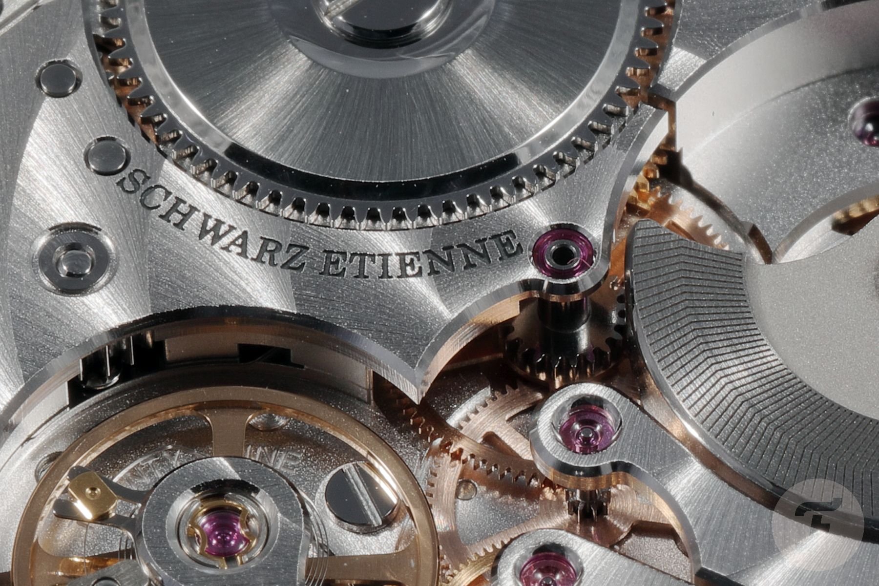 Schwarz Etienne 1902 Petite Seconde watch ASE300.00 movement detail