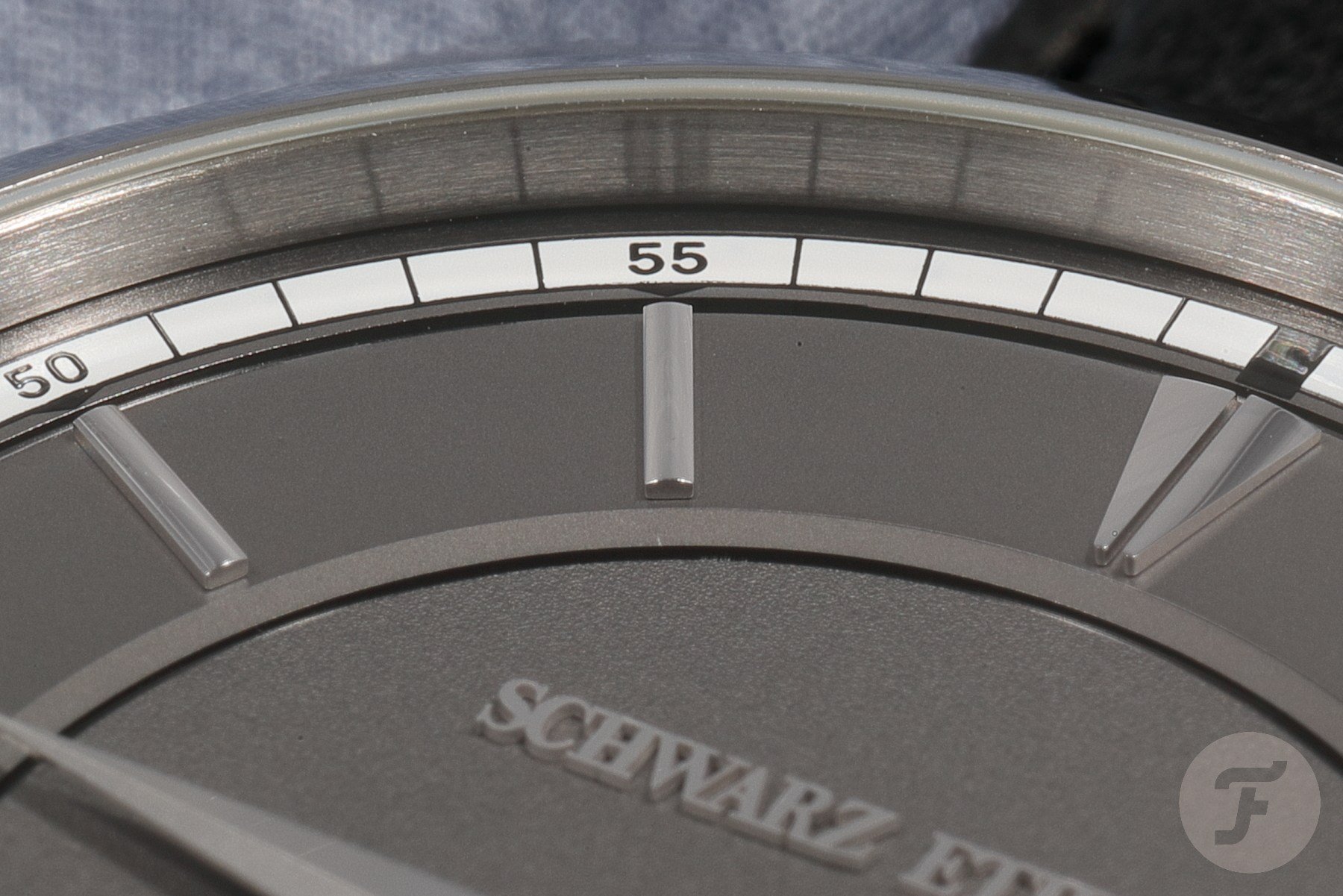 Schwarz Etienne 1902 Petite Seconde dial detail