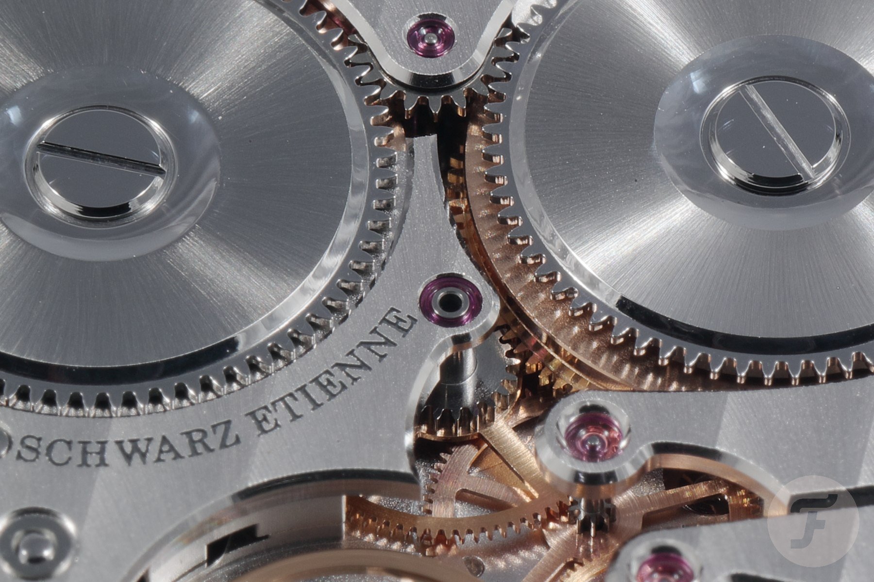 Schwarz Etienne 1902 Réserve de Marche watch MSE311.00 movement detail