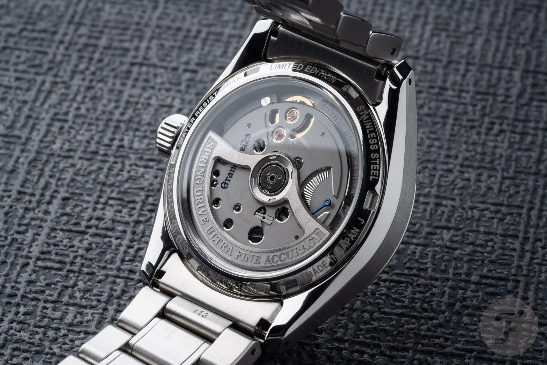 Grand Seiko SLGB005 case back and movement