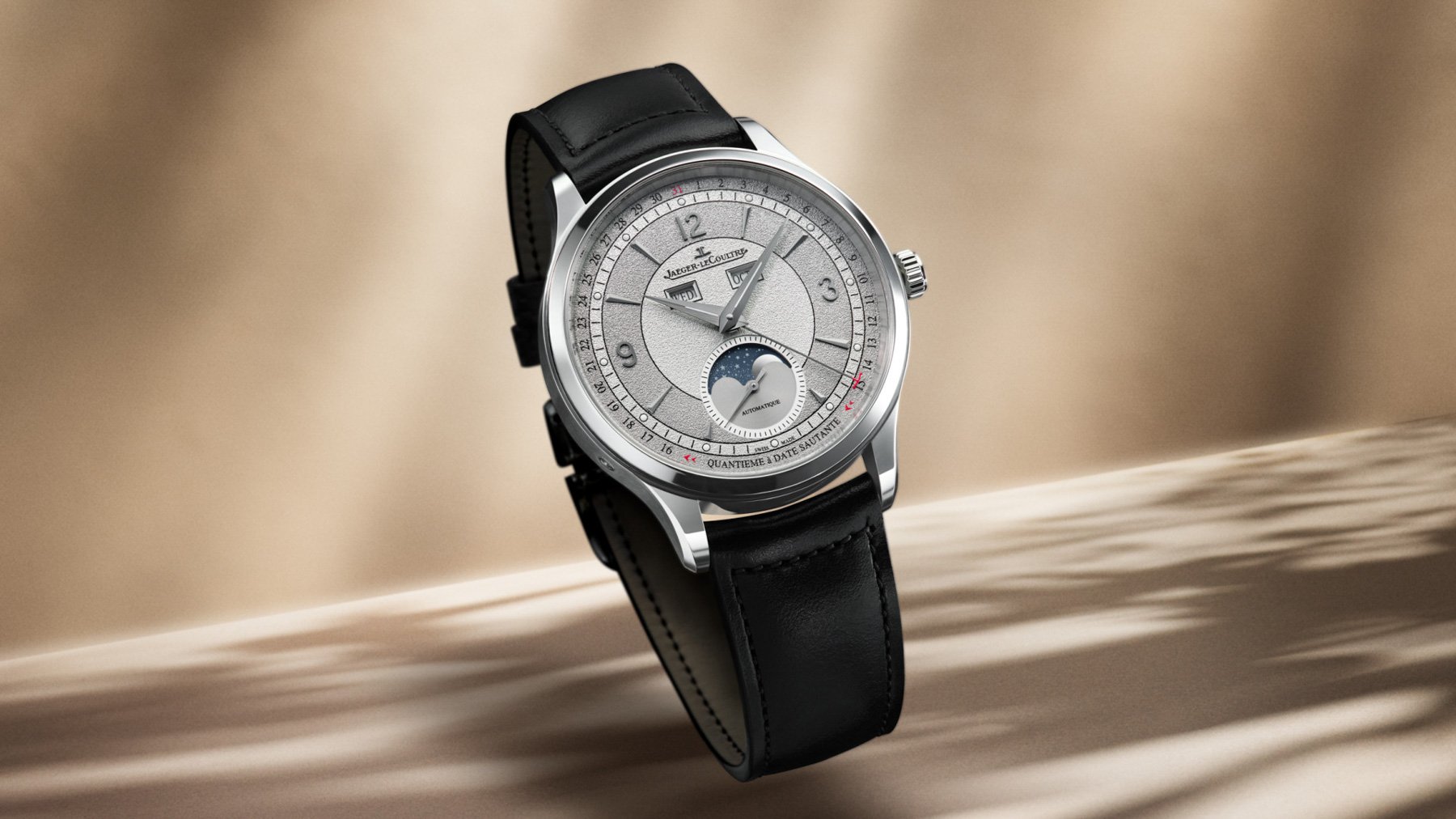 Jaeger-LeCoultre Spices Up Its Master Control Calendar With A Grained Two-Tone Sector Dial