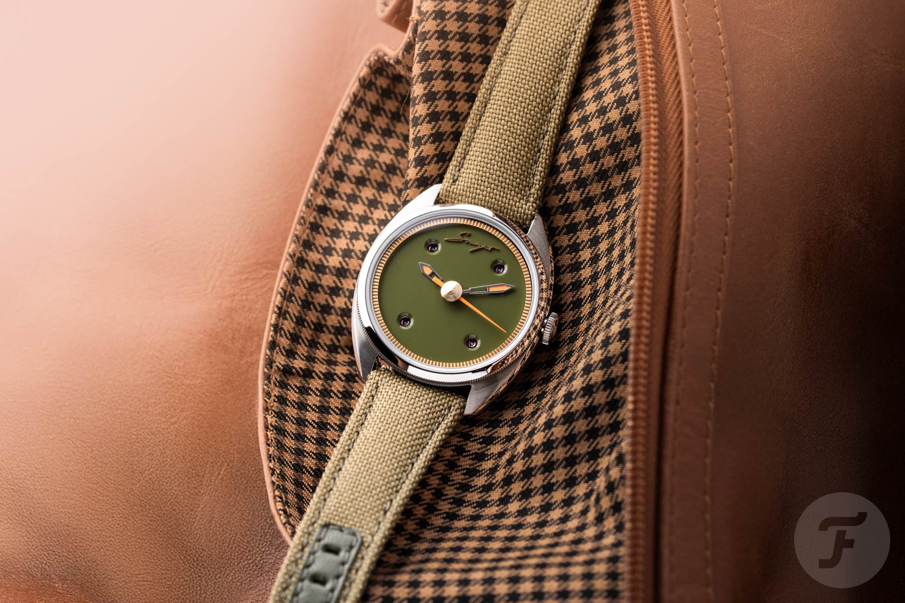 The elegant watch is at Rise Singer