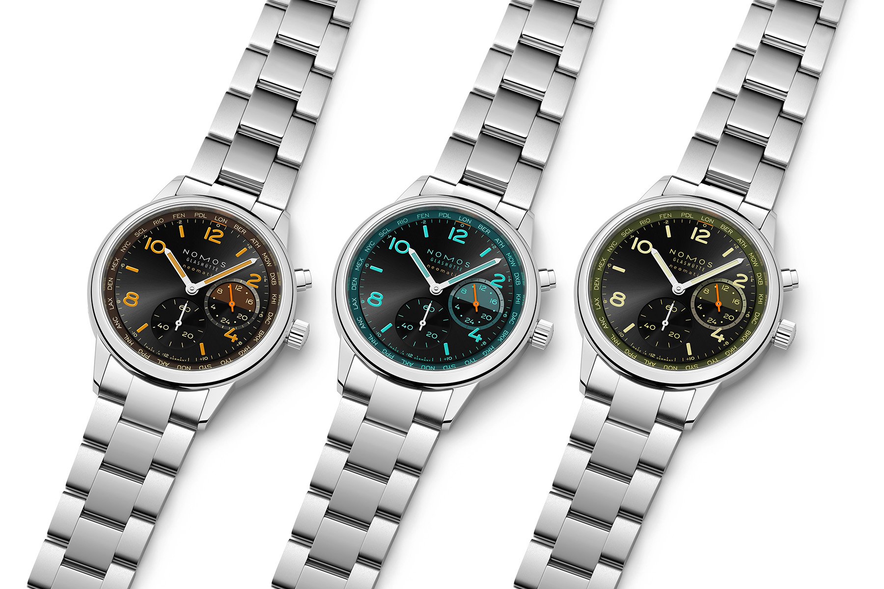 Nomos Club Sport Neomatik Worldtimer Night Navigation Series