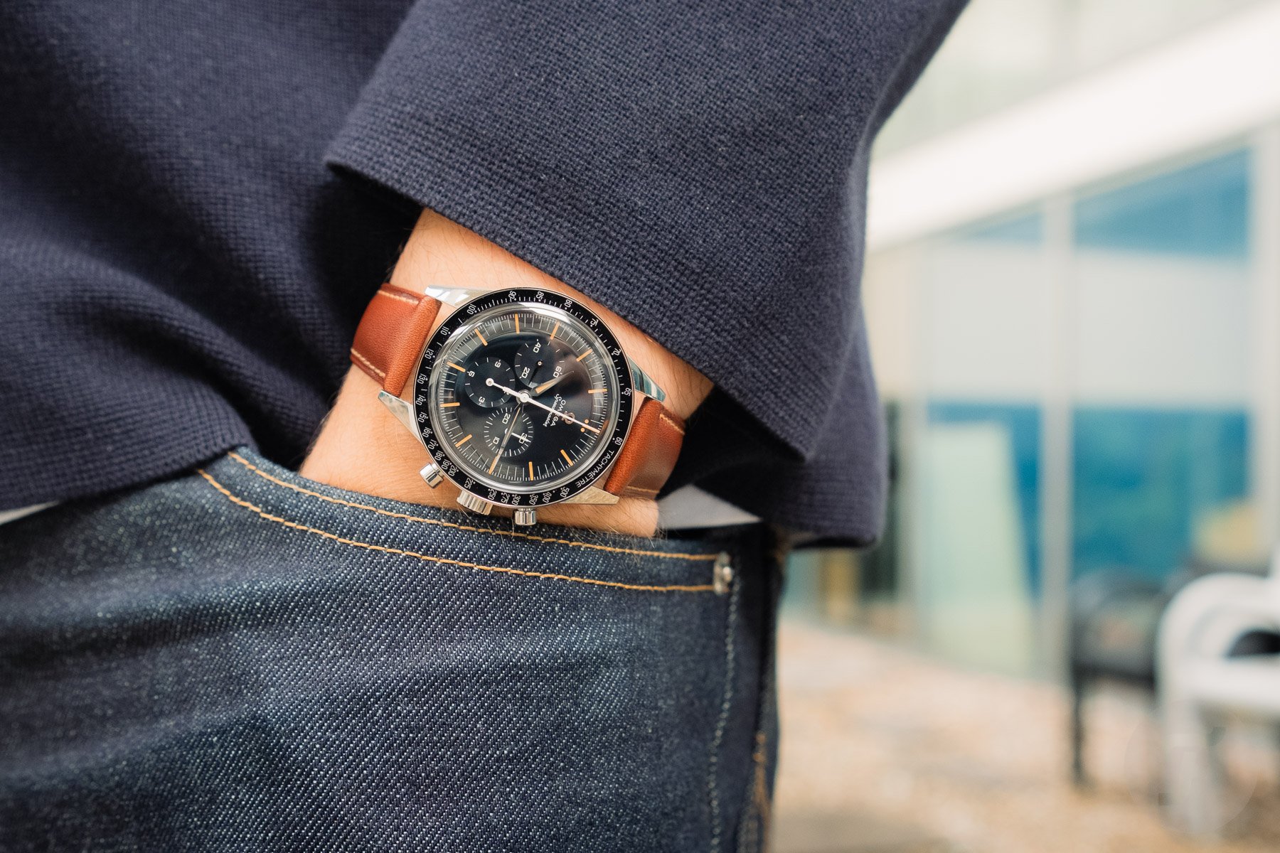 Omega Speedmaster First Omega In Space pocket shot