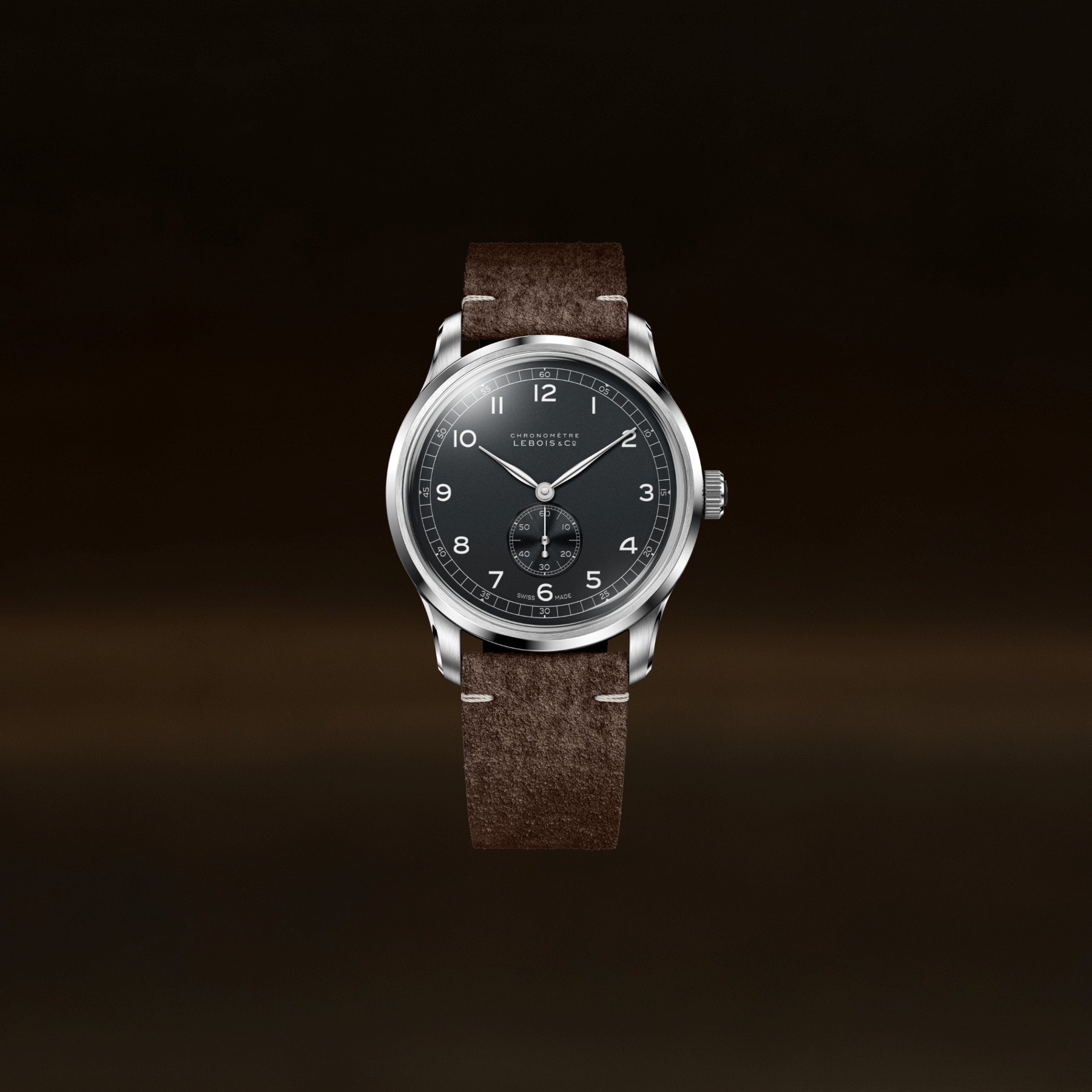 Lebois & Co Heritage Small Seconds Numeral head on