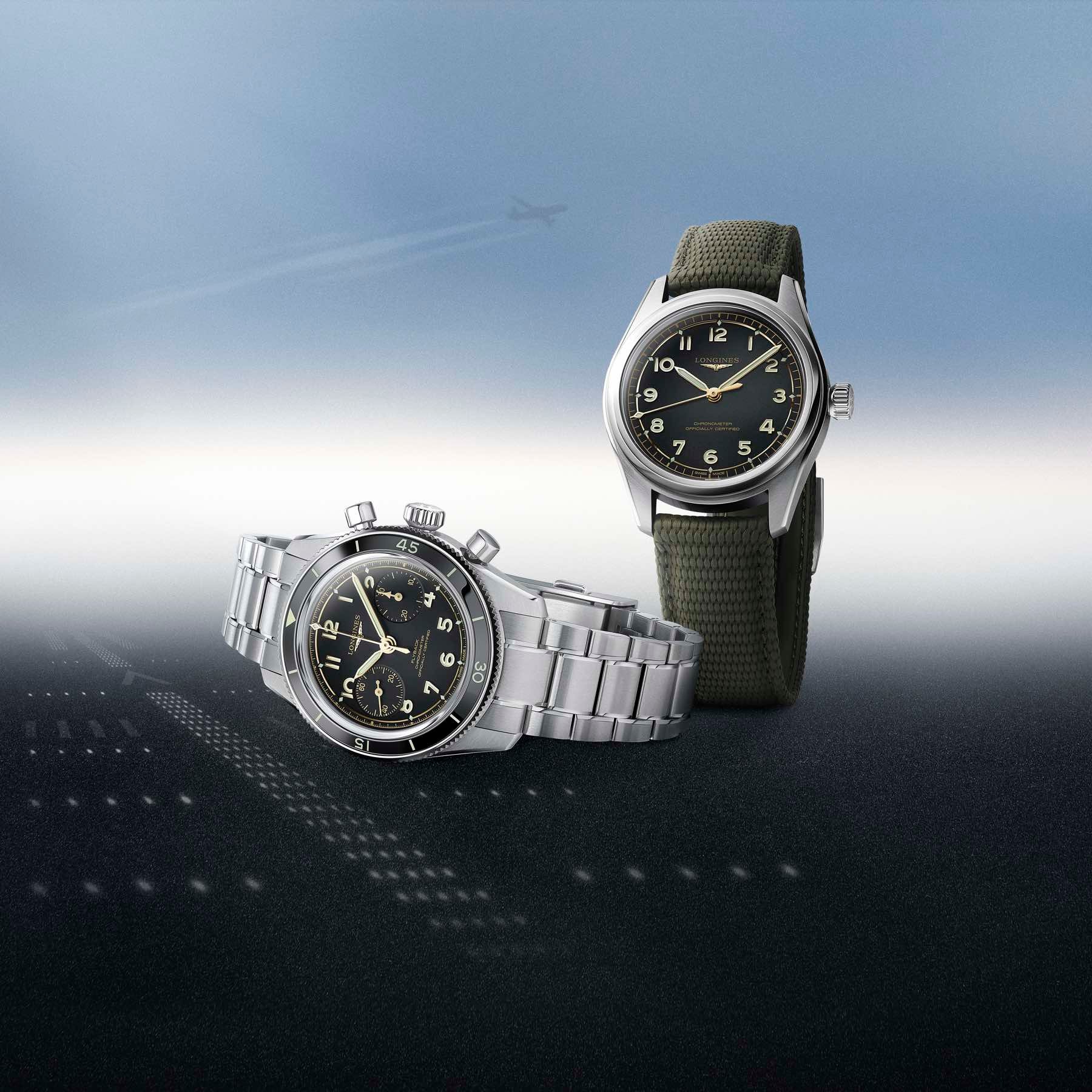 Introducing: The New Longines Spirit Pilot And Spirit Pilot Flyback
