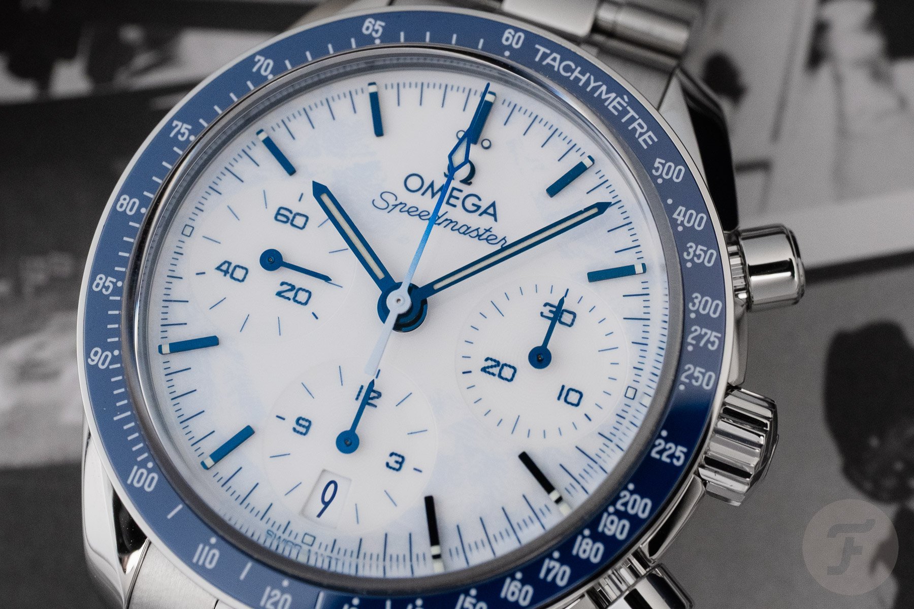 Omega Speedmaster Milano Cortina 2026 dial